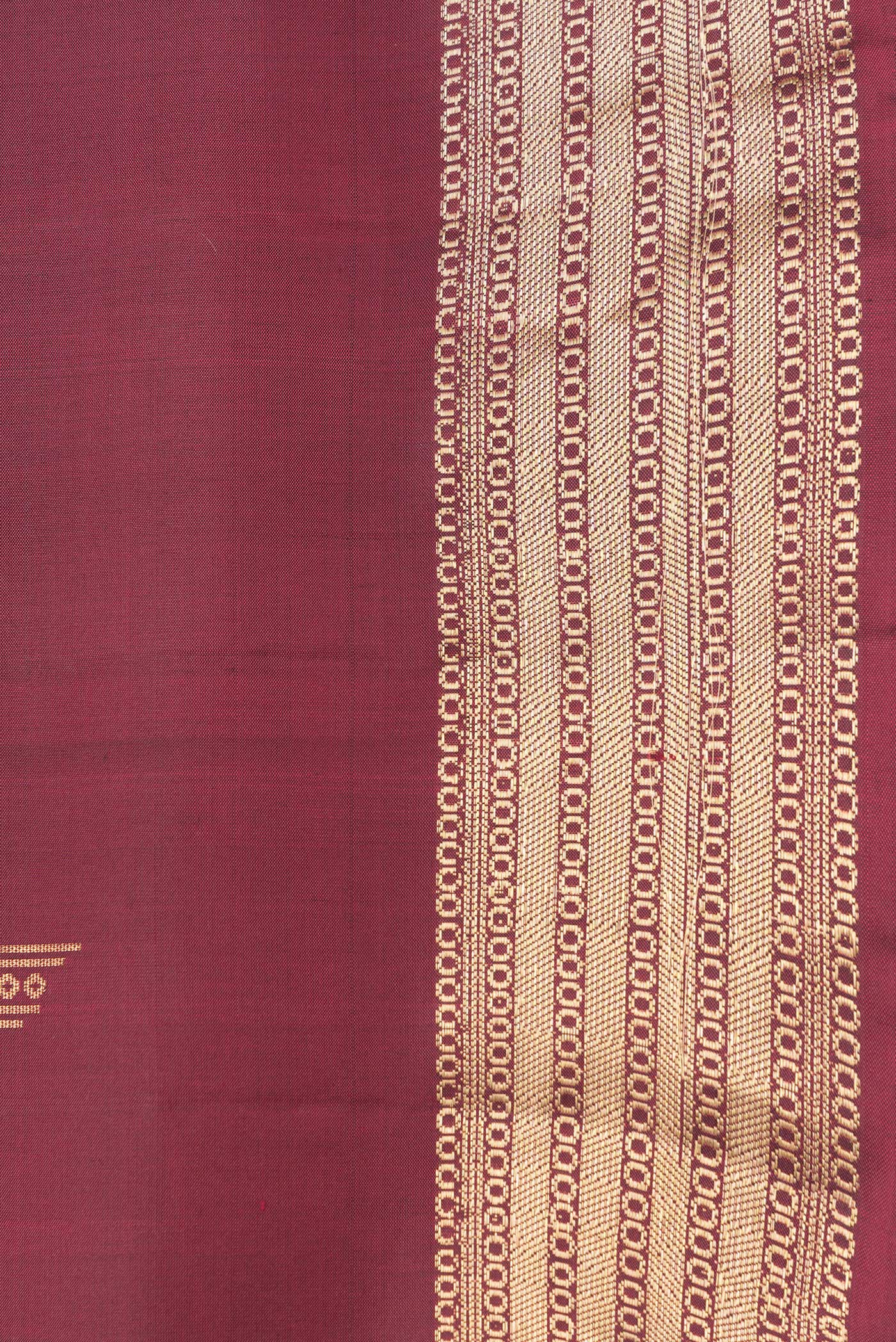 Coffee Brown Soft Silk Saree - Image 3