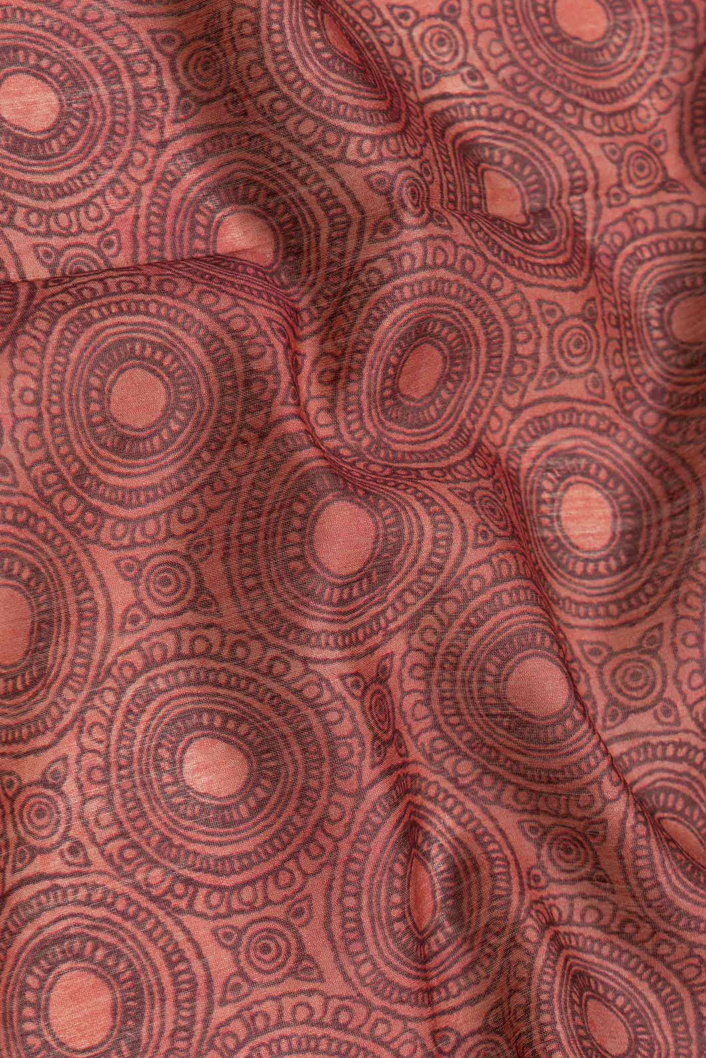 Multi Color Tussar Silk Saree - Image 2