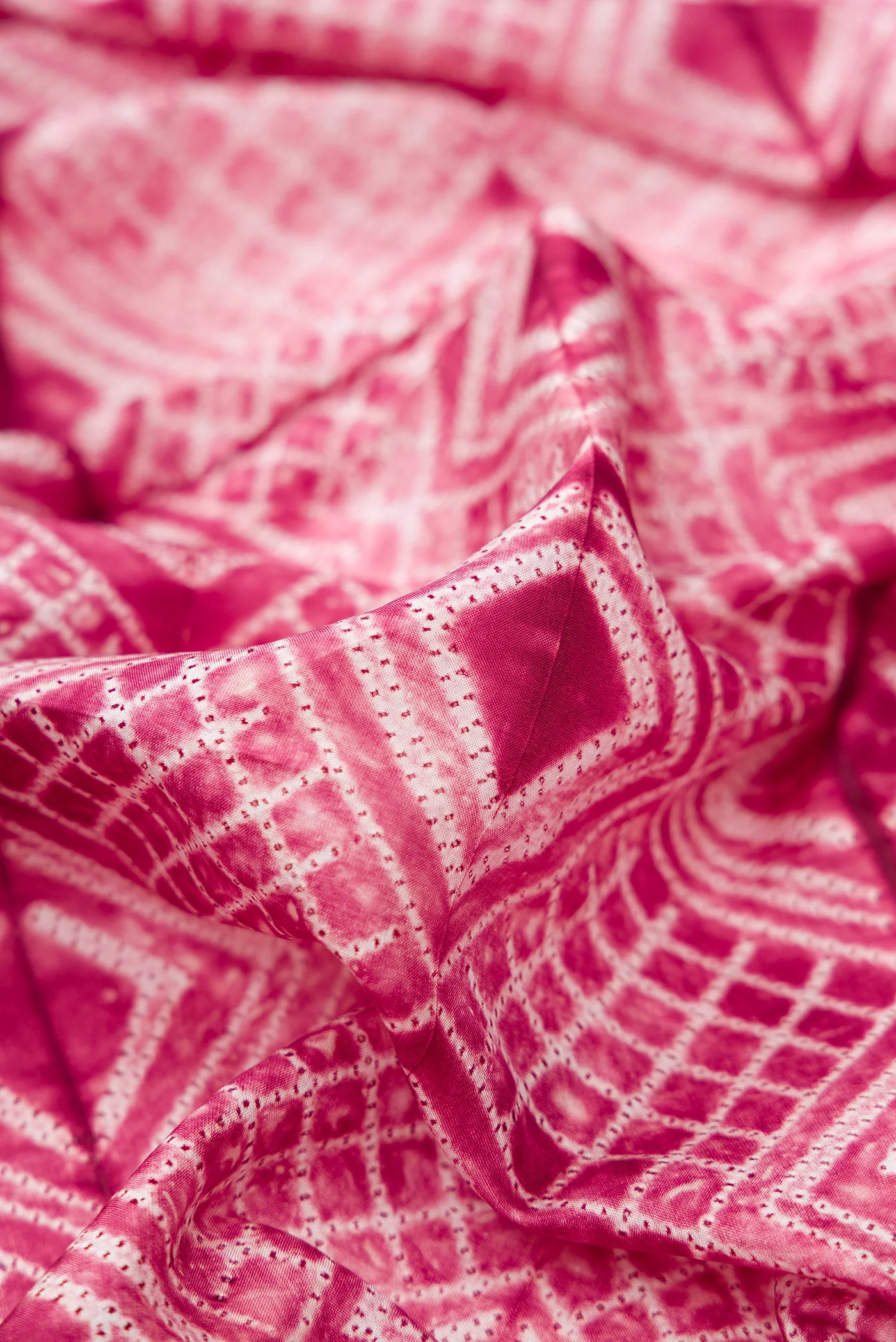 Maroon Tussar Silk Saree - Image 2