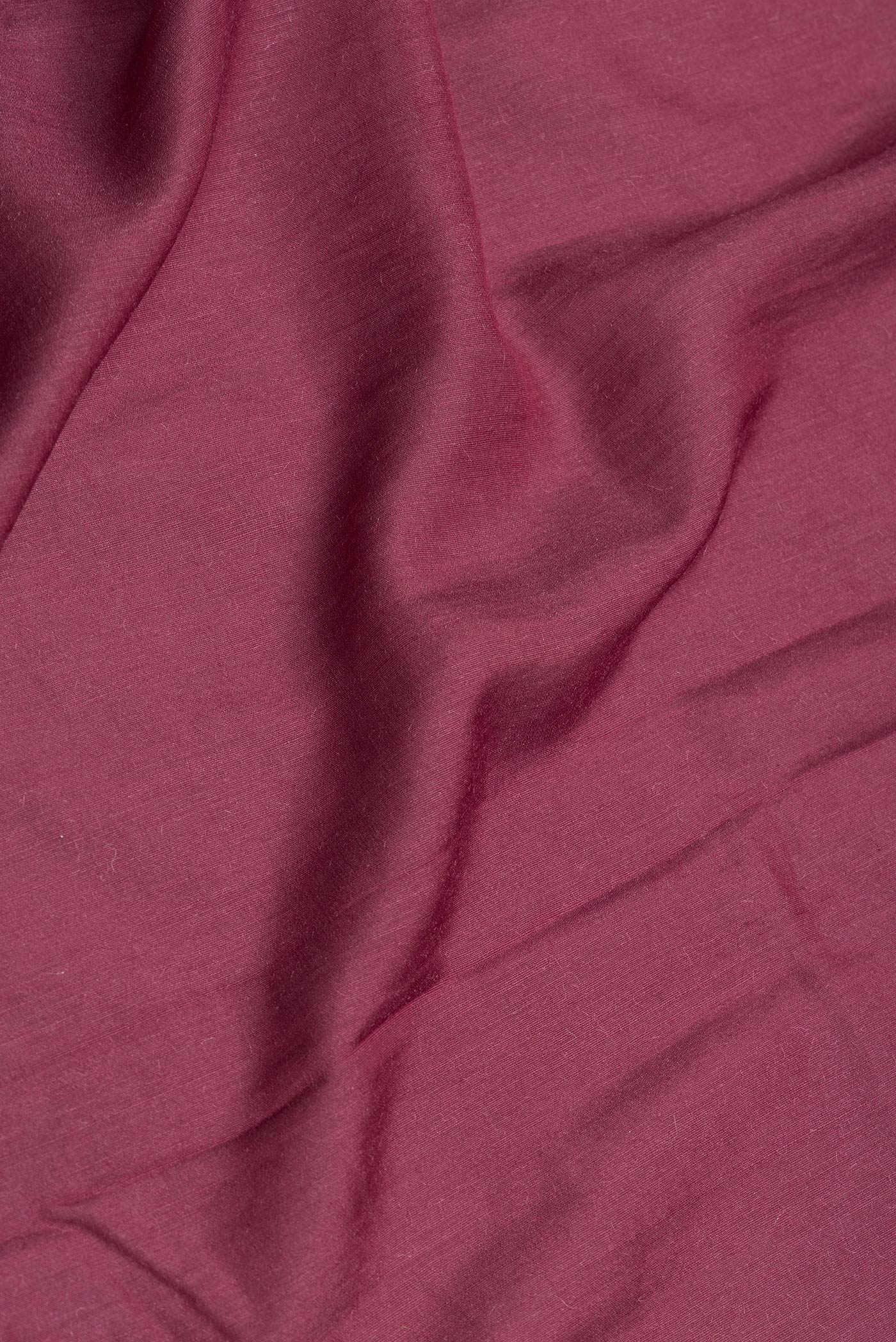 Maroon Tussar Silk Saree - Image 2