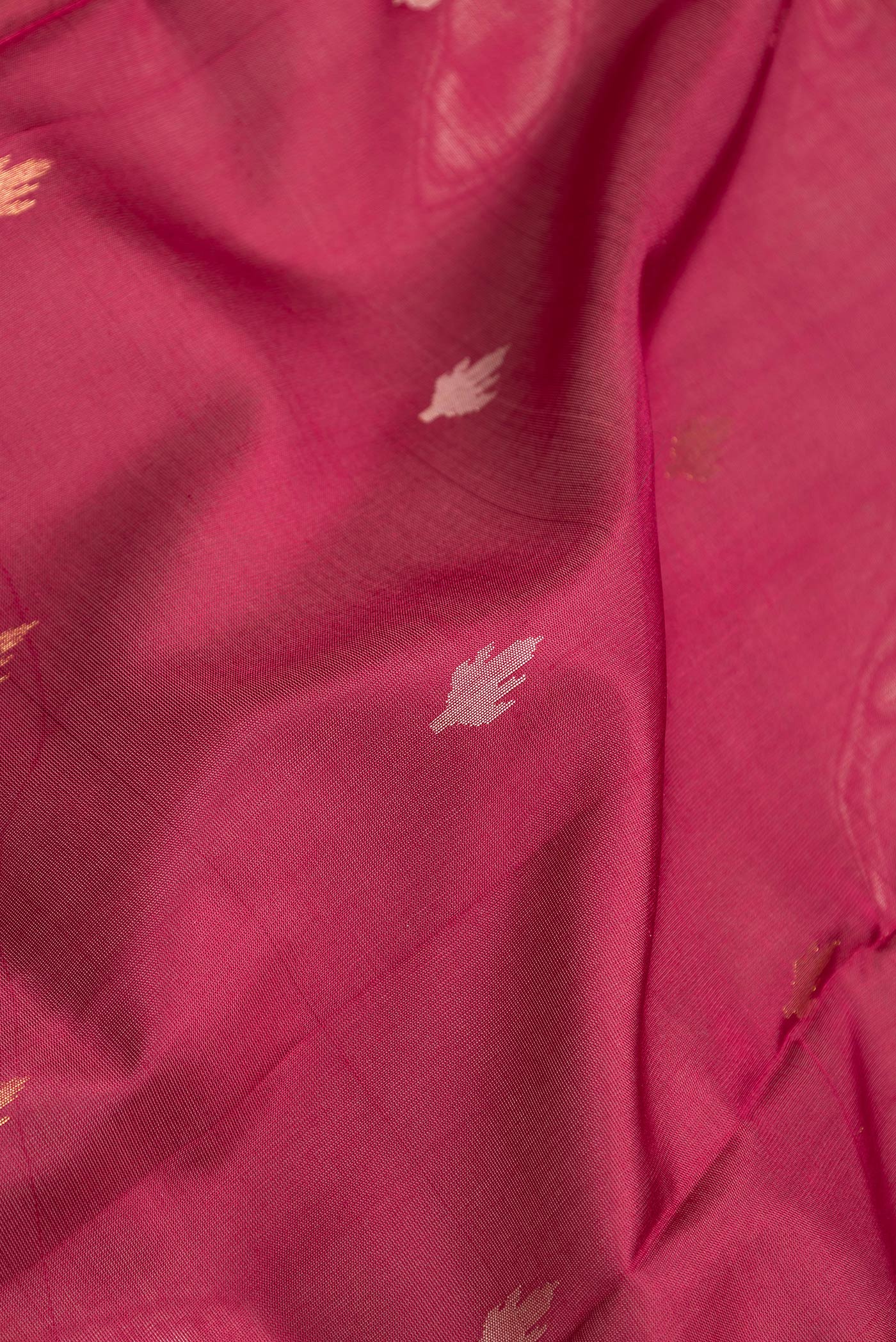Maroon Uppada Silk Saree - Image 2