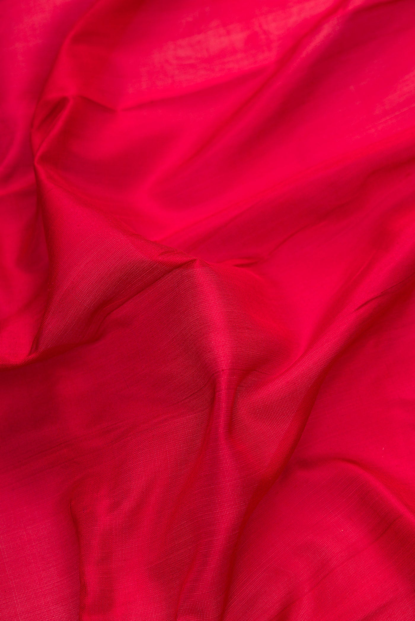 Deep Red Dual Tone Uppada Silk Saree - Image 2