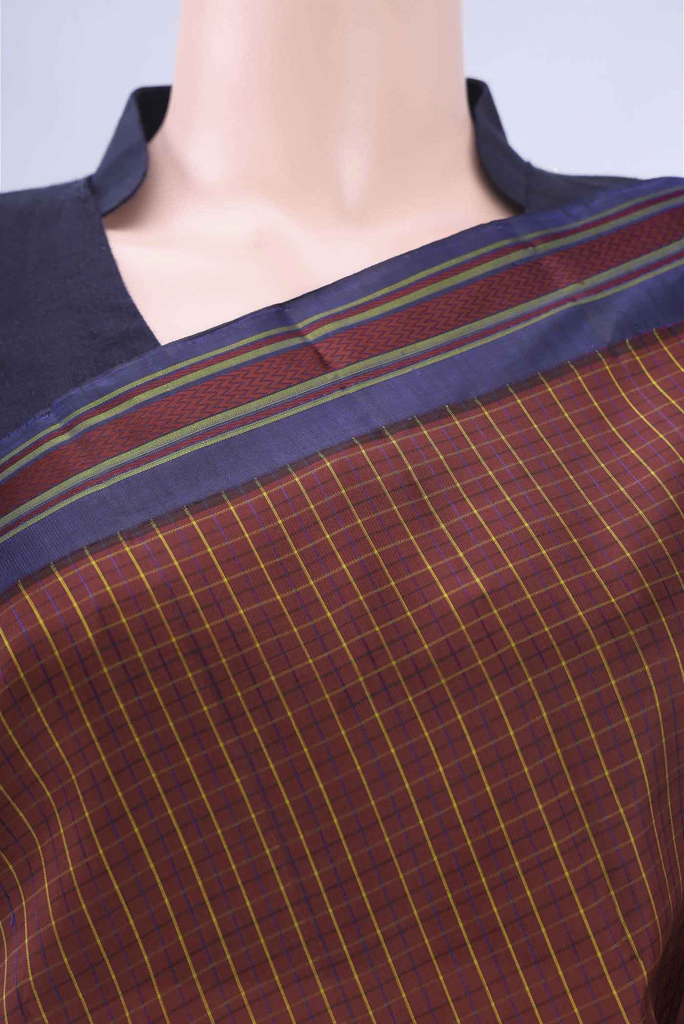 Maroon Kanjivaram Saree - Image 2