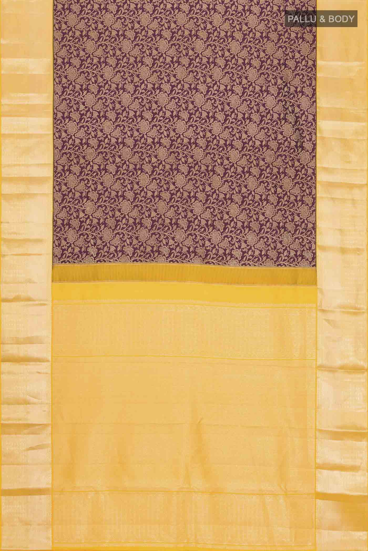 Maroon Kanchipuram Silk Saree - Image 6