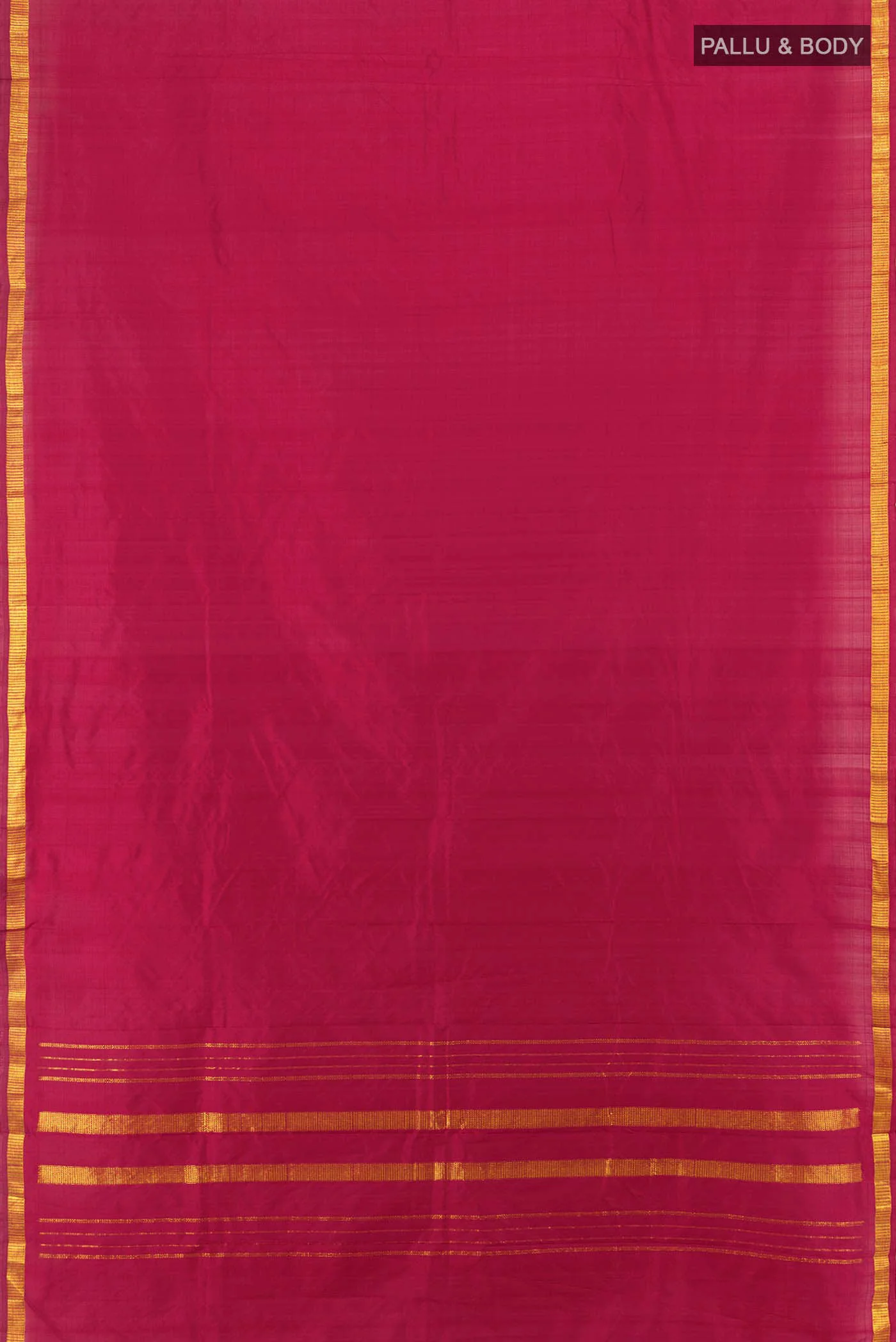 Maroon Kanchipuram Silk Saree - Image 5