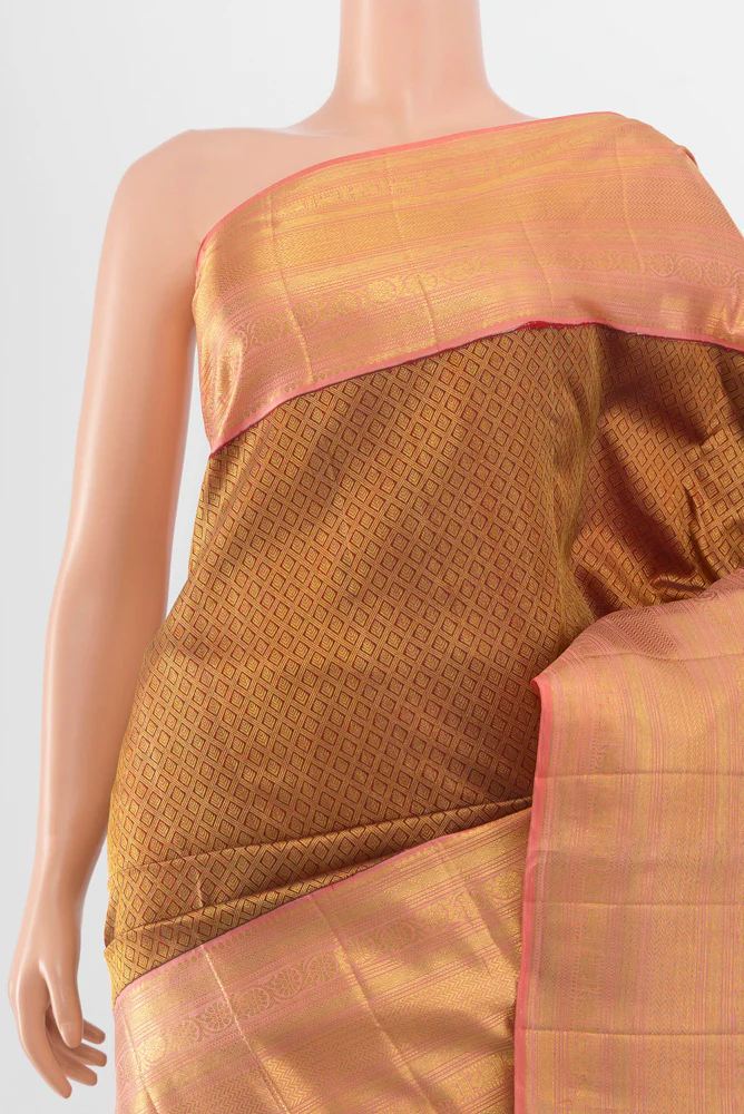 Maroon Kanchipuram Silk Saree - Image 2