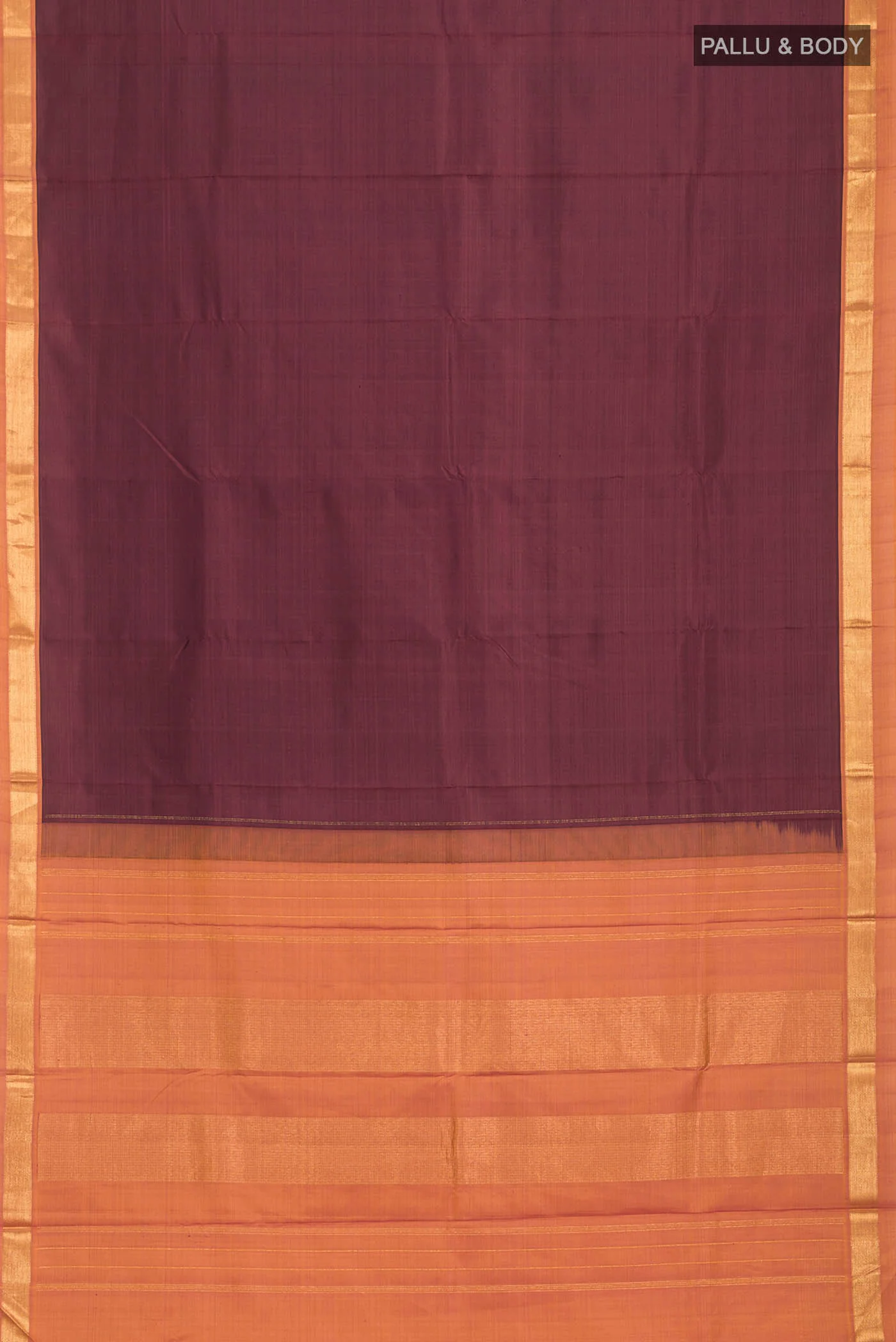 Maroon Kanjivaram Silk Saree - Image 6