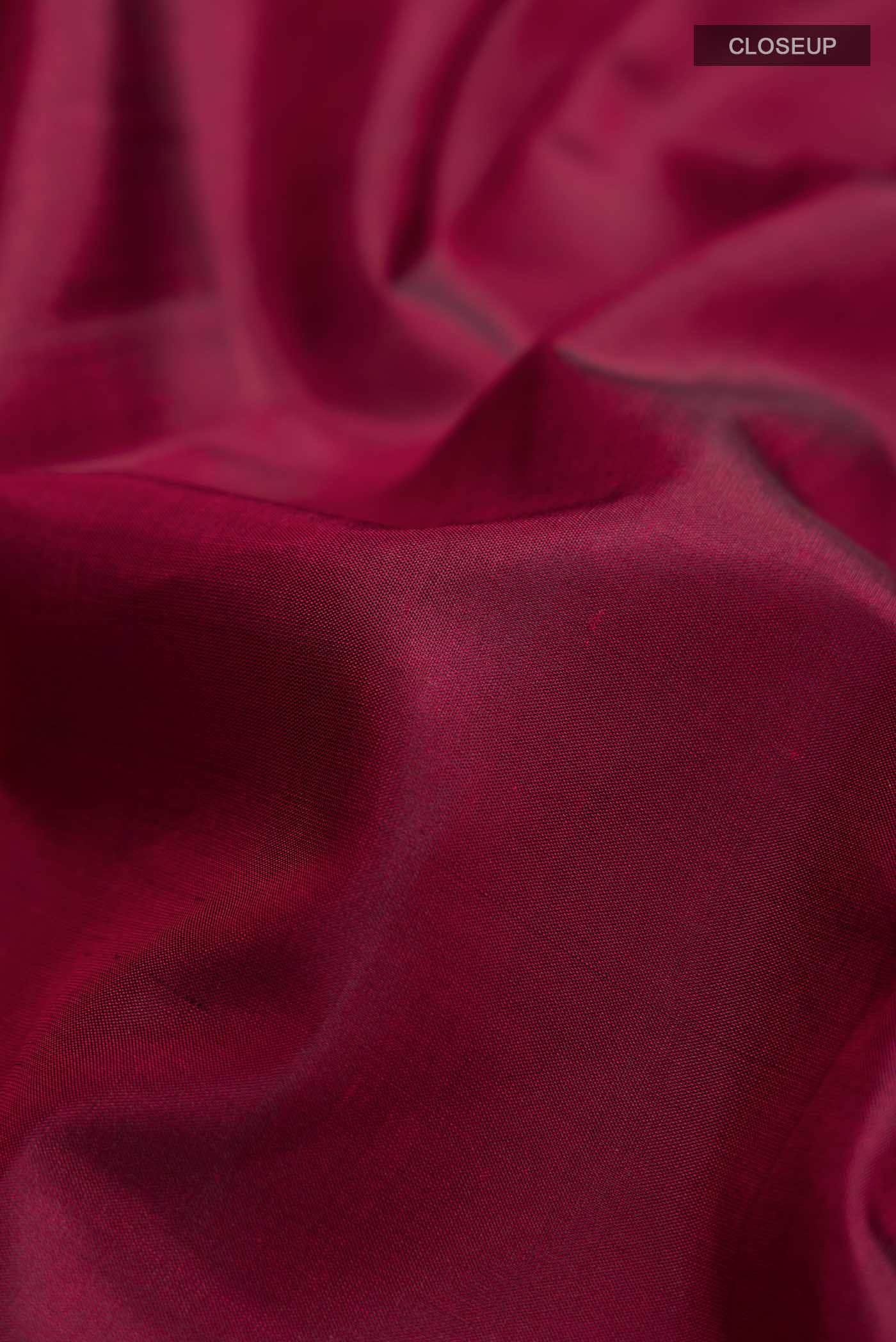 Maroon Kanchipuram Silk Saree - Image 3