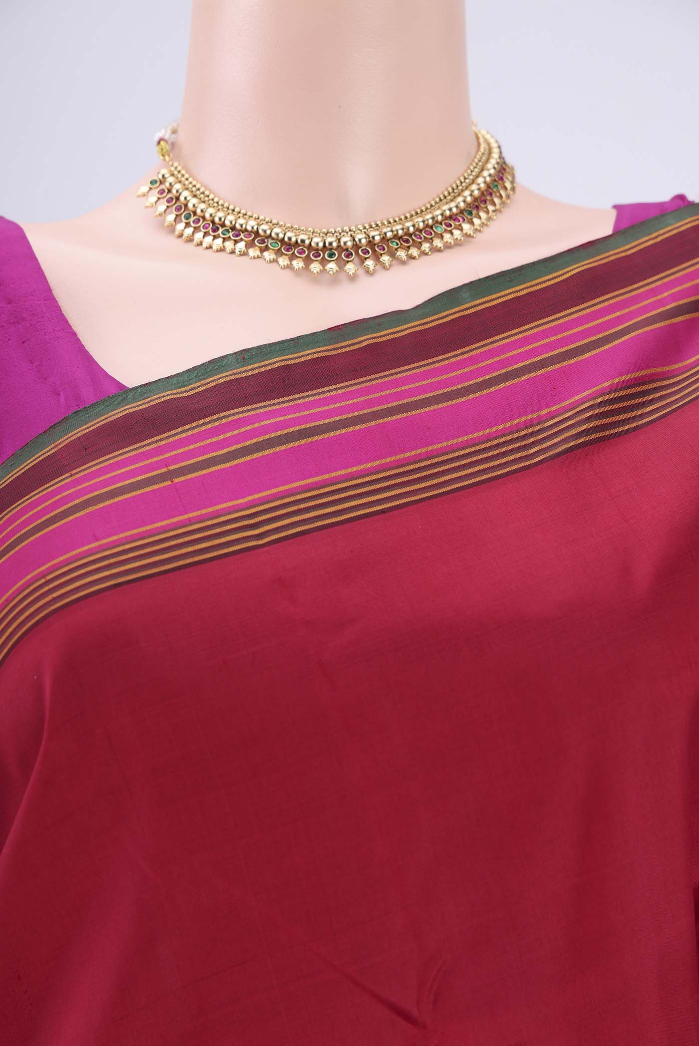 Imperial Red Kanjivaram Silk Saree - Image 2