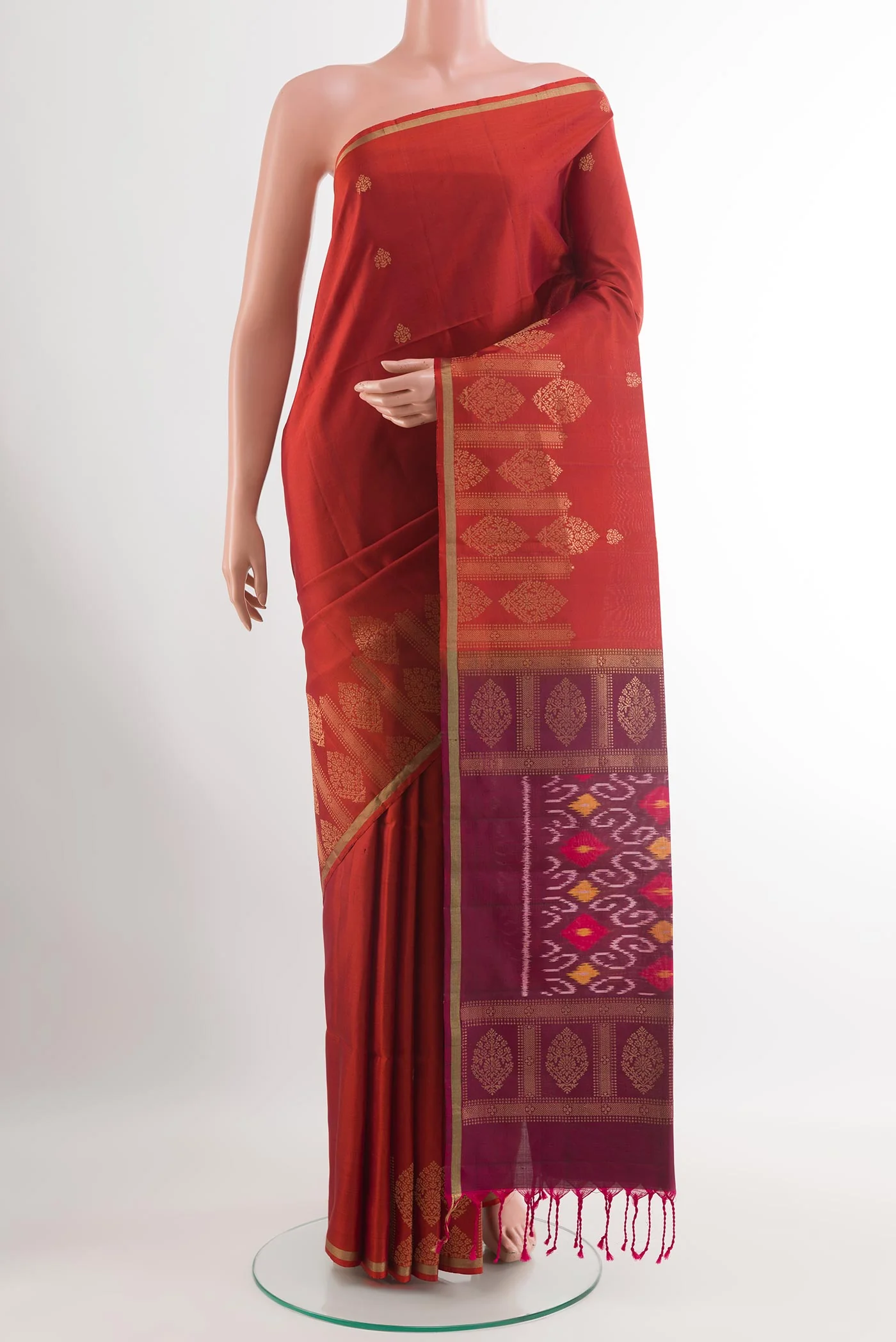 Red Soft Silk Saree