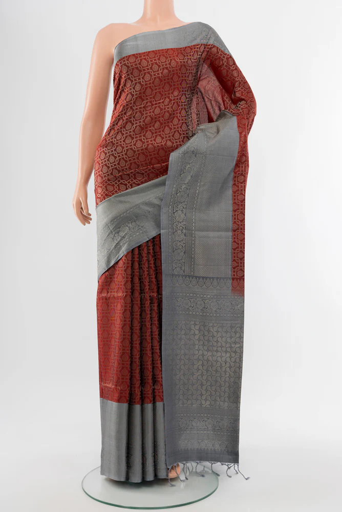 Maroon Soft Silk Saree