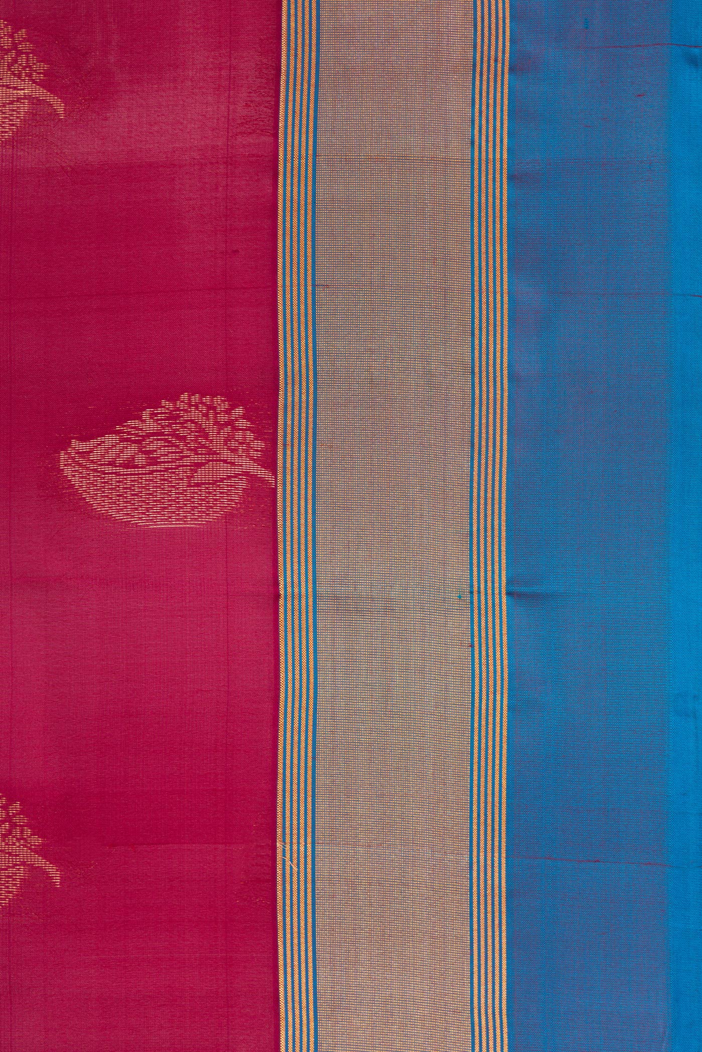 Maroon Soft Silk Saree - Image 3