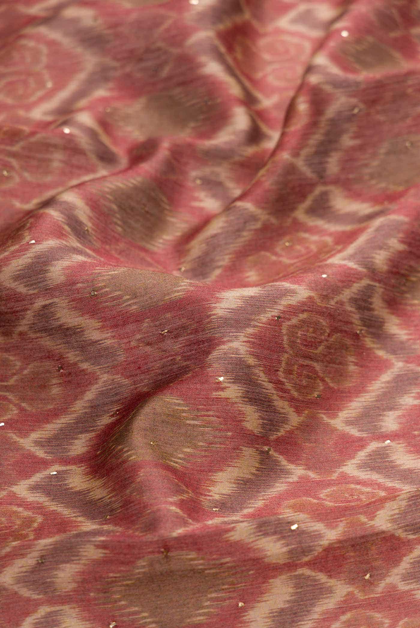 Brown Tussar Silk Saree - Image 2