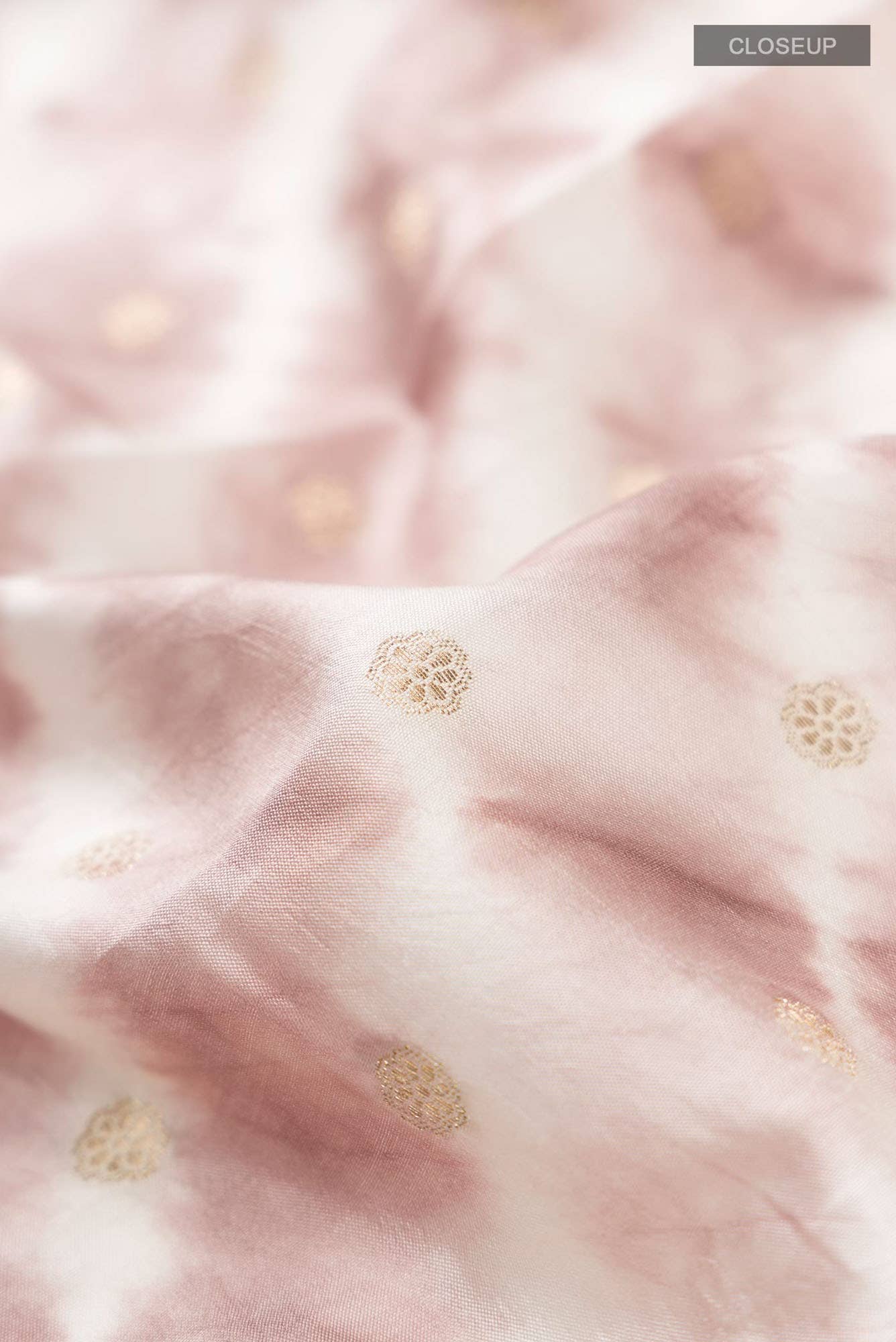 Mauve Bhagalpuri Tussar Silk Saree - Image 2