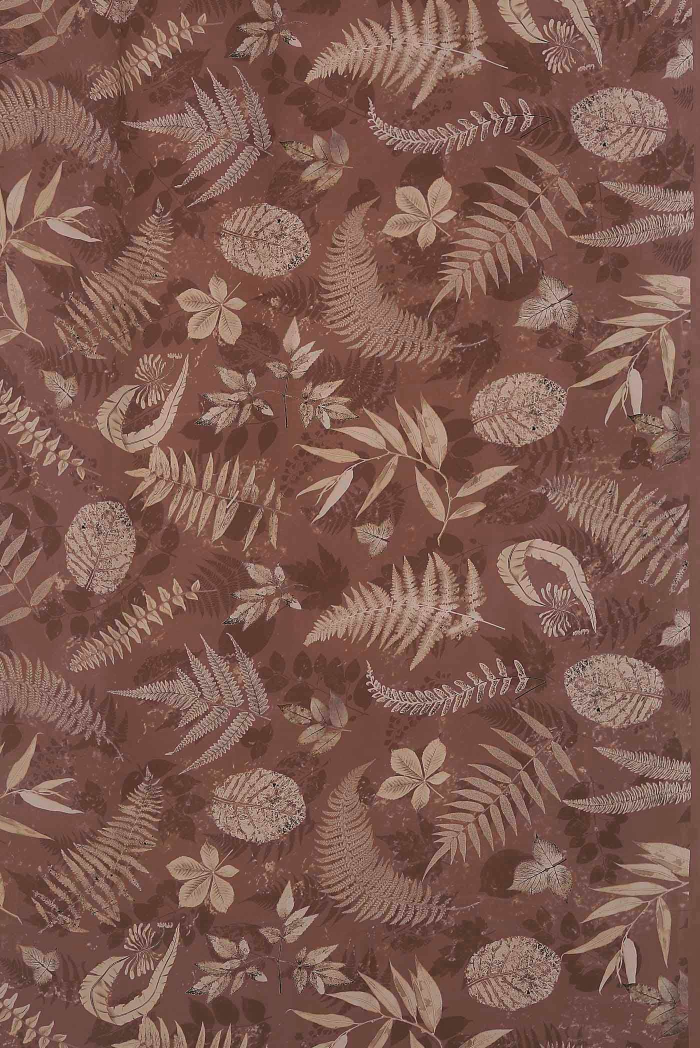 Mauve Crepe Saree - Image 6