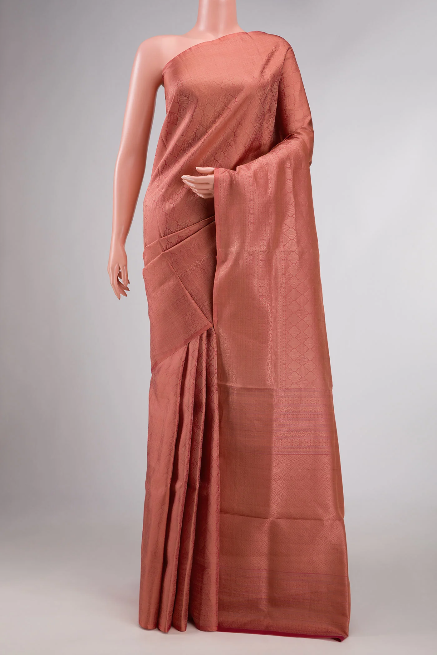Mauve Dual Tone Soft Silk Saree