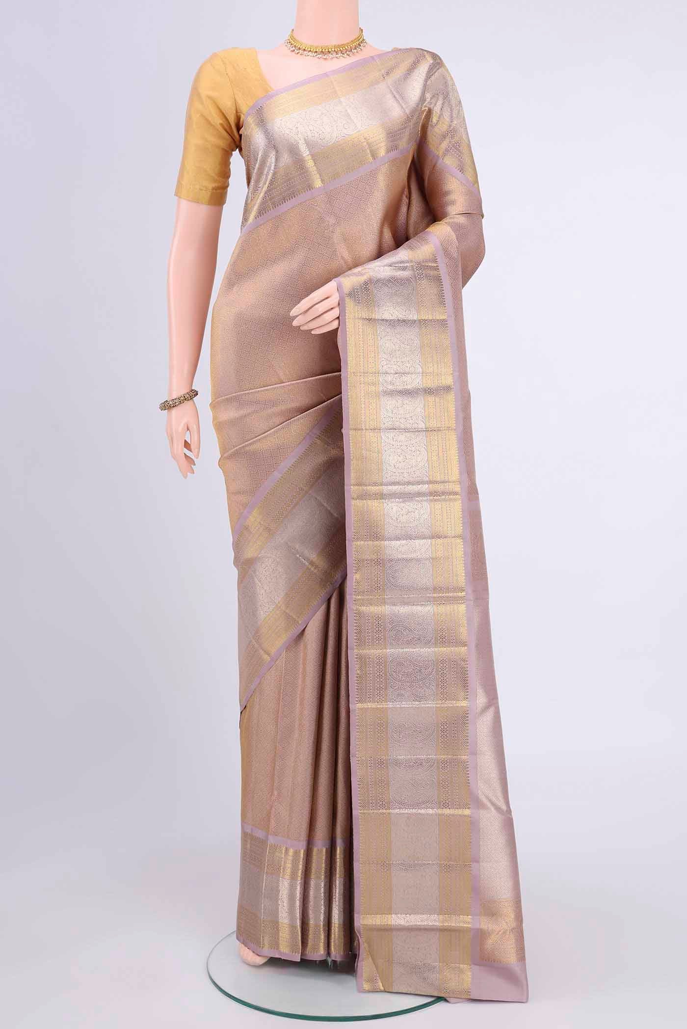 Mauve Kanchipuram Saree