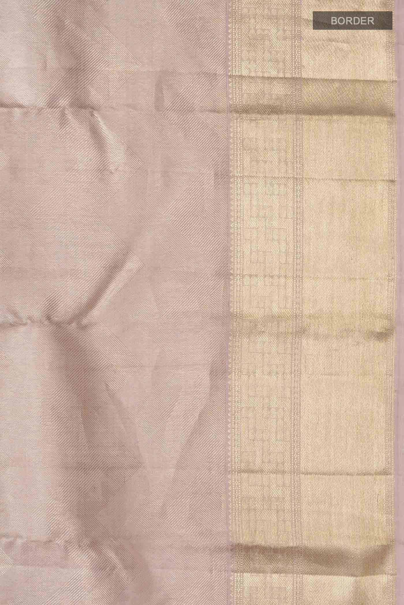 Mauve Kanchipuram Silk Saree - Image 3