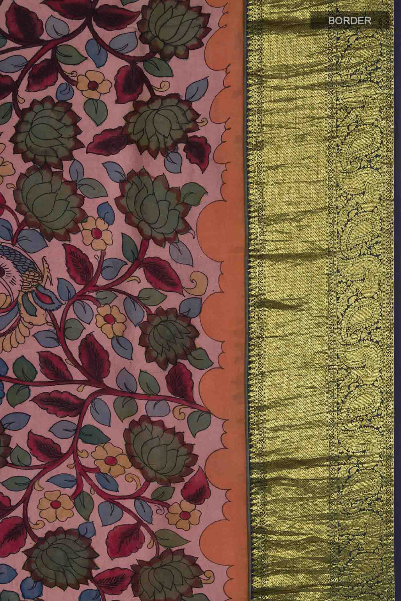 Mauve Kanchipuram Silk Saree - Image 3