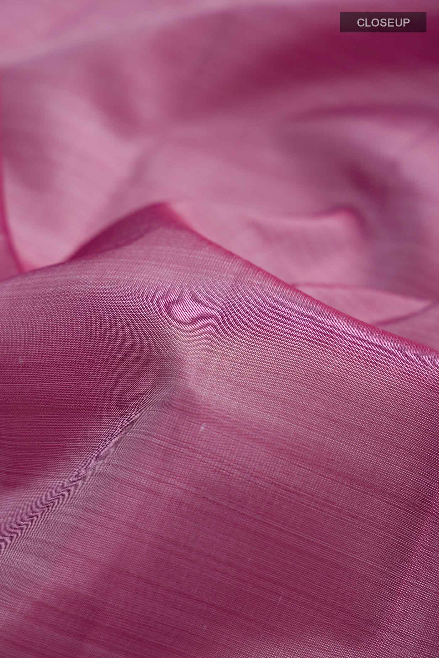 Pink Kanchipuram Silk Saree - Image 2
