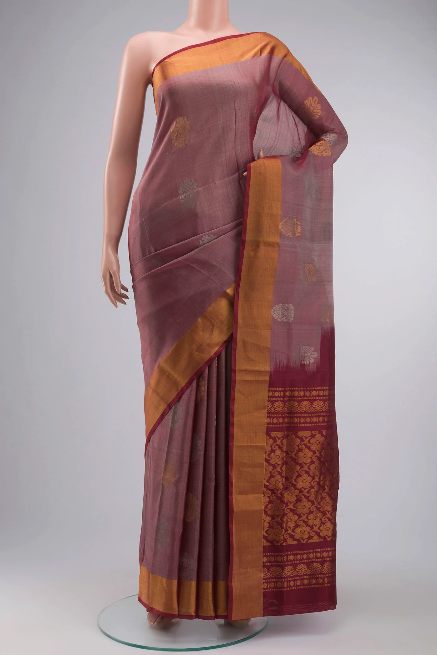 Mauve Uppada Silk Saree