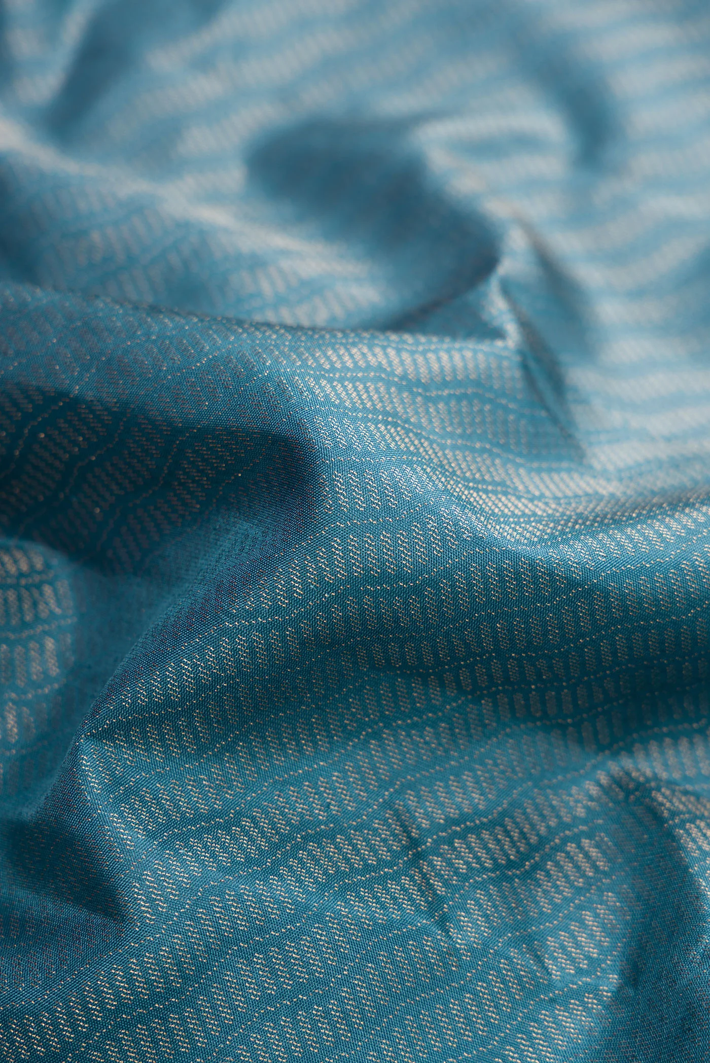 Maya Blue Soft Silk Saree - Image 2