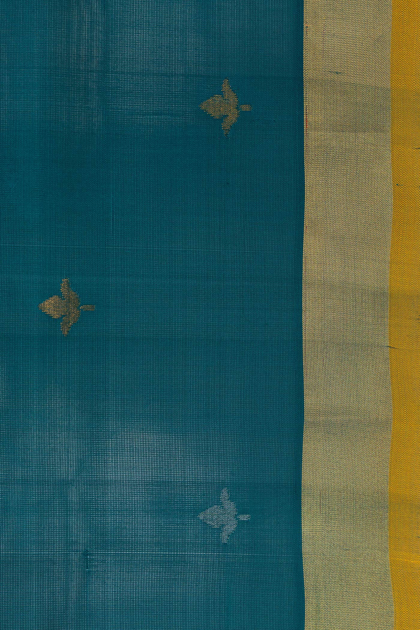Maya Blue Uppada Silk Saree - Image 3