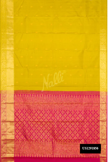 Mehandi Green Dual Tone Kanchipuram Silk Saree