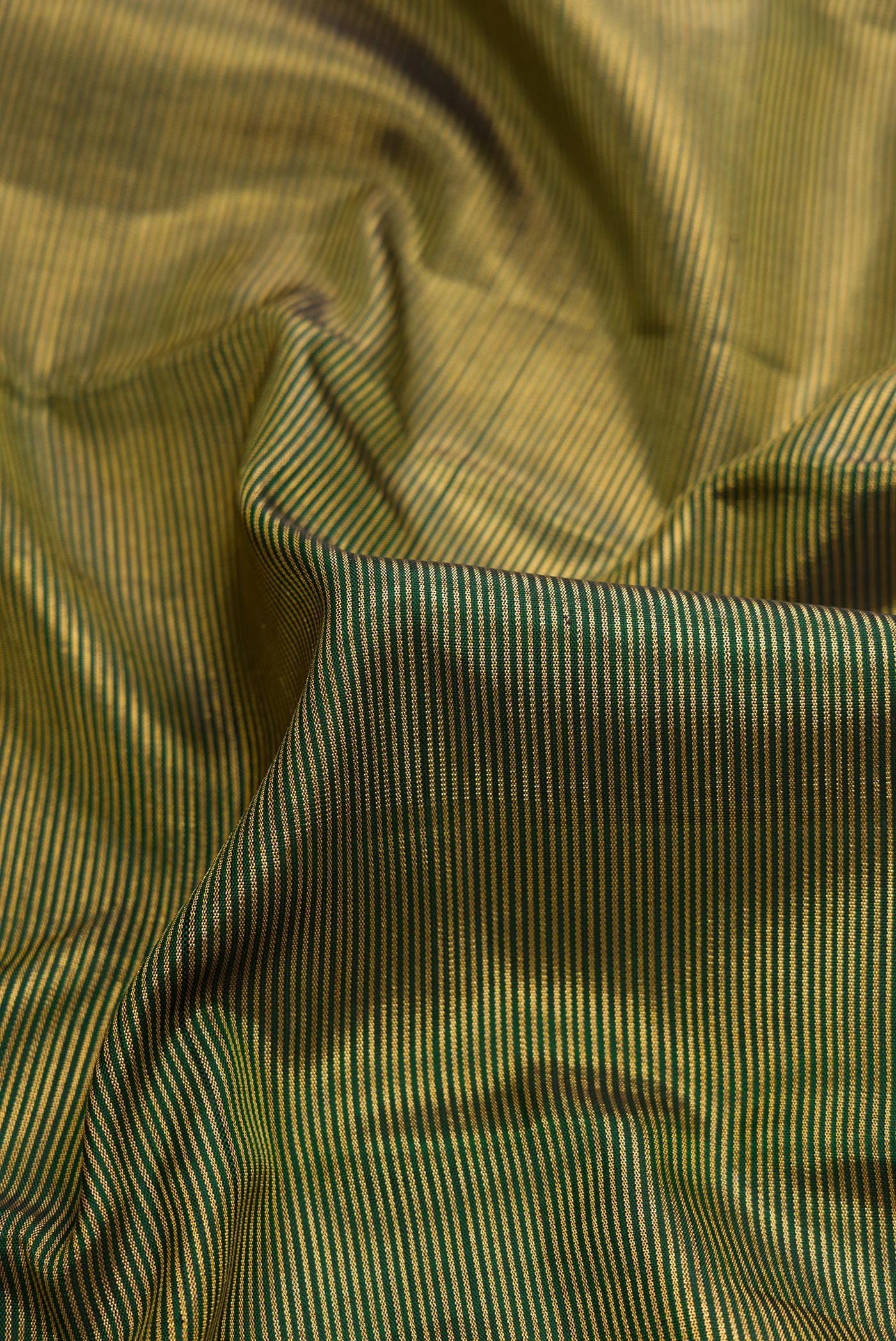 Bottle Green Kanjivaram Silk Saree - Image 2