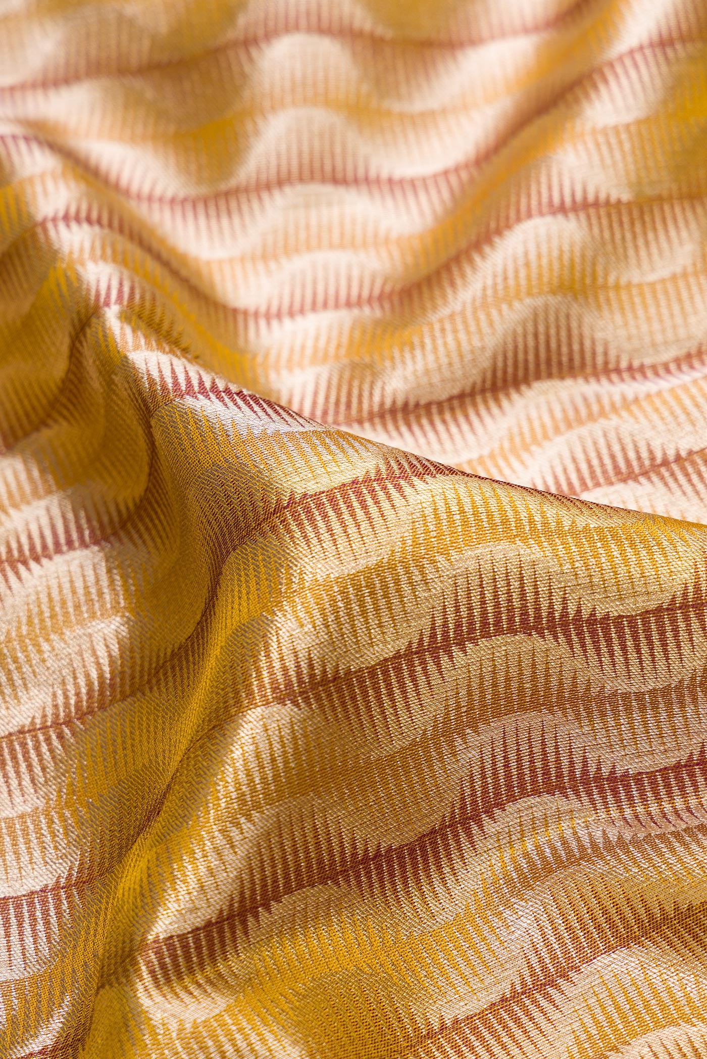 Multi Color Kanjivaram Tissue Silk Saree - Image 2