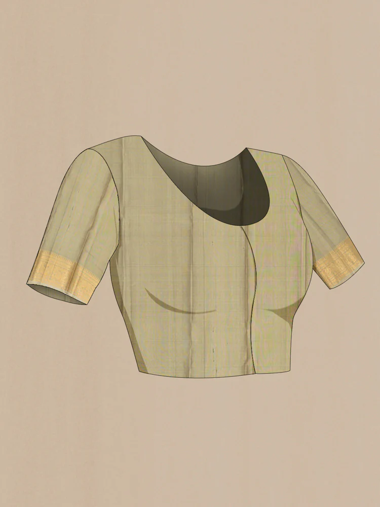 Green Kanjivaram Silk Saree - Image 4