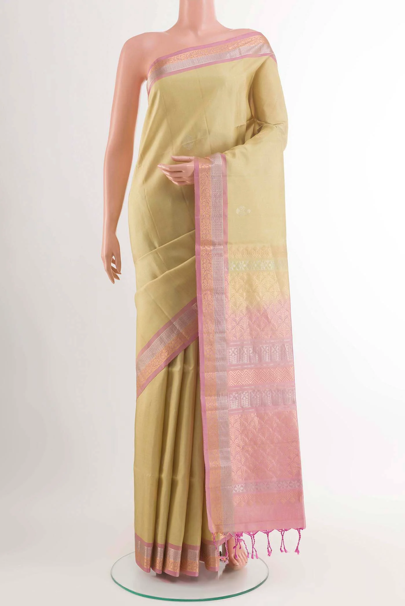 Mint Green Soft Silk Saree