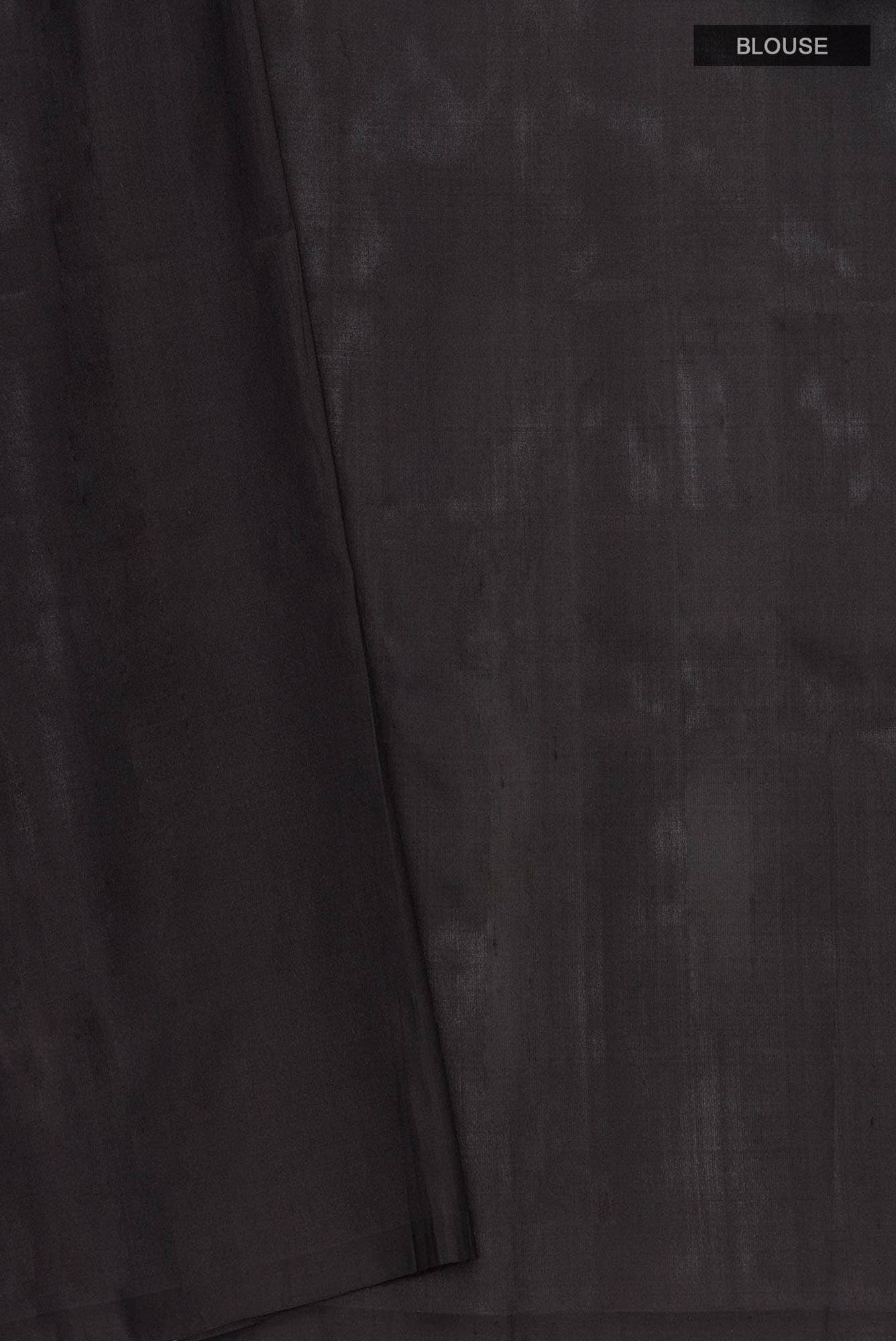 Mogli's World-Black Banarasi Silk Saree - Image 11