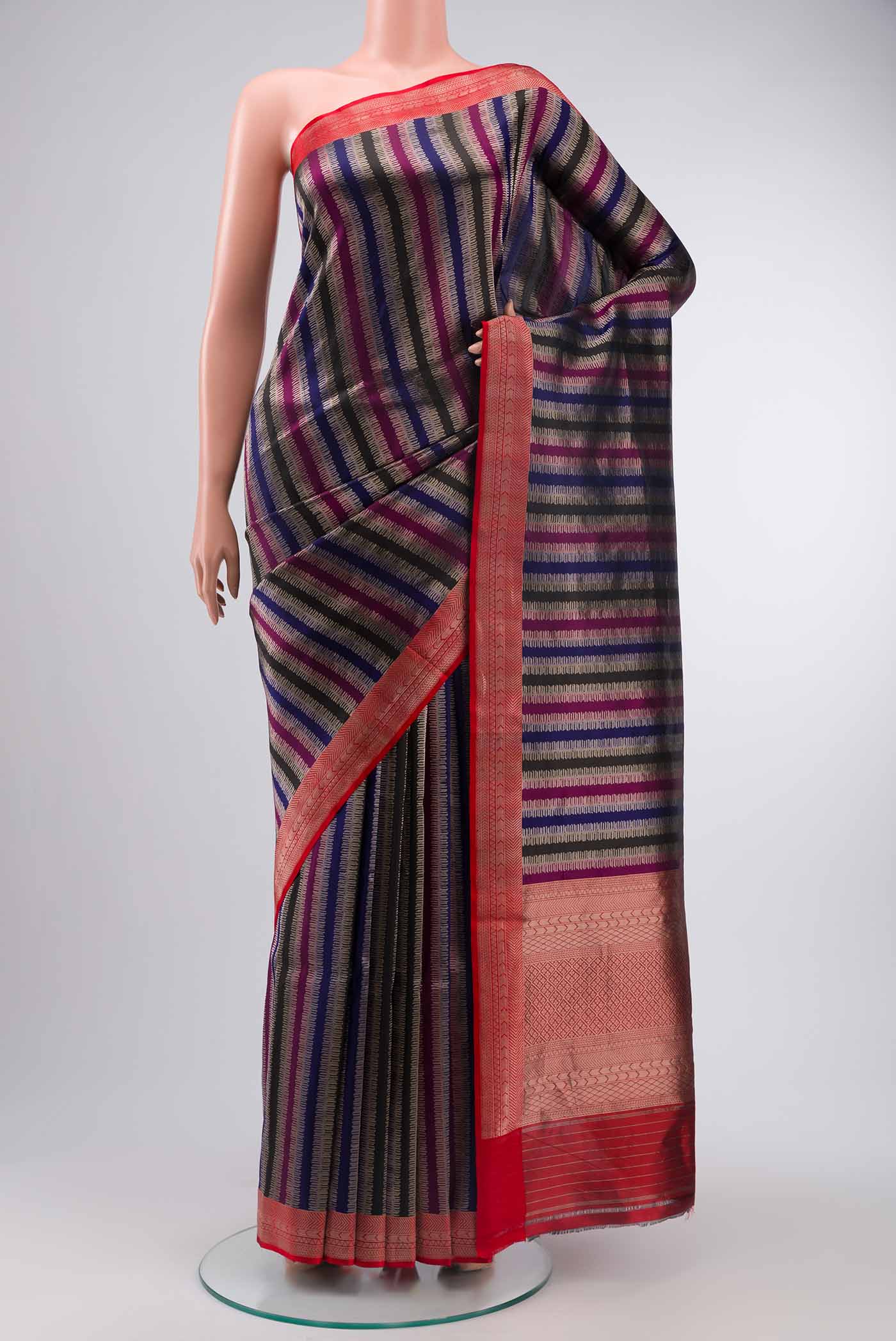Multi Banarasi Silk Saree