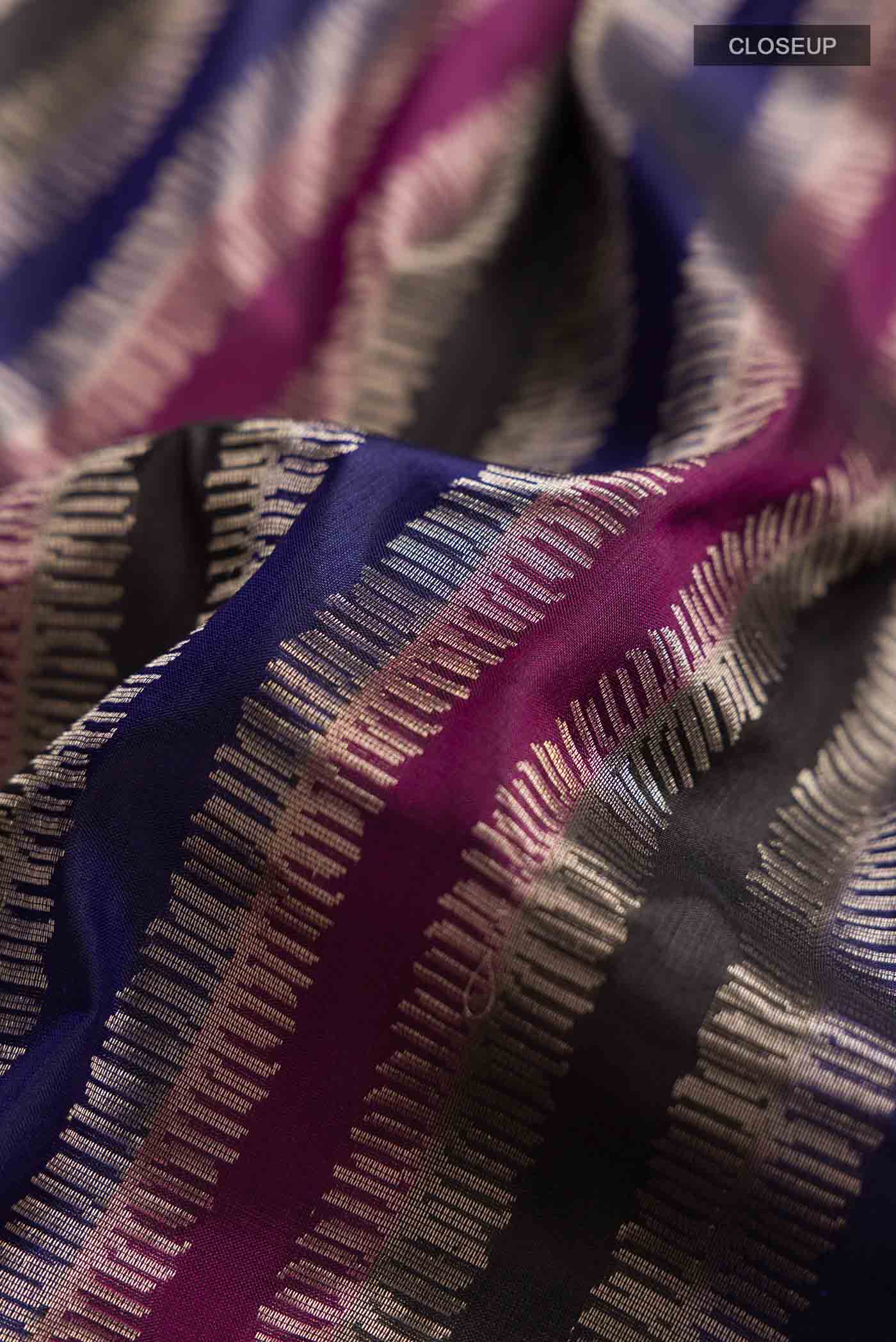 Multi Banarasi Silk Saree - Image 2