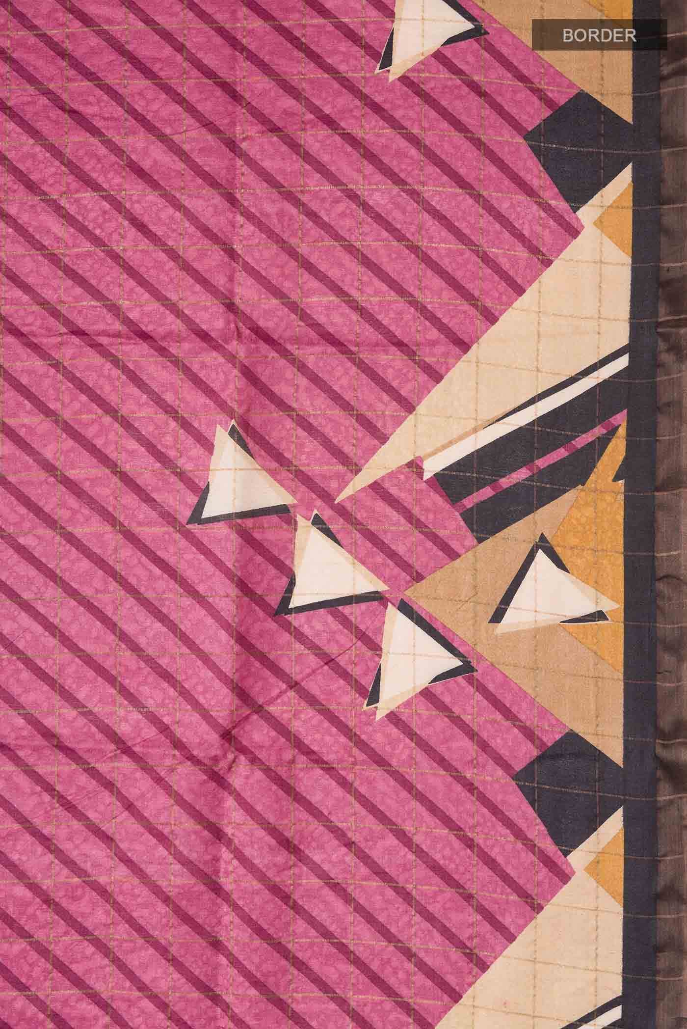 Multi Bhagalpuri Tussar Silk Saree - Image 4