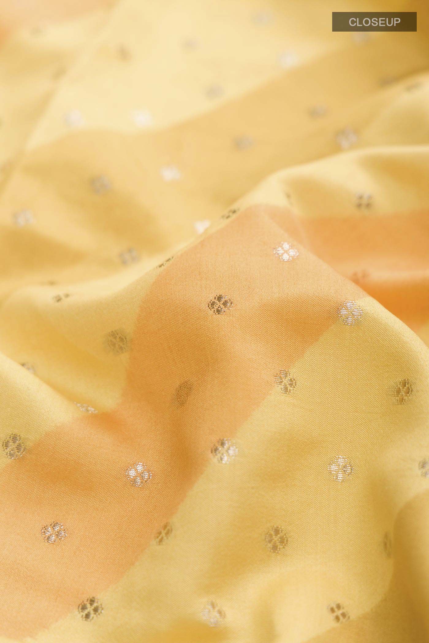 Multi Color Banarasi Raw Silk Saree - Image 2