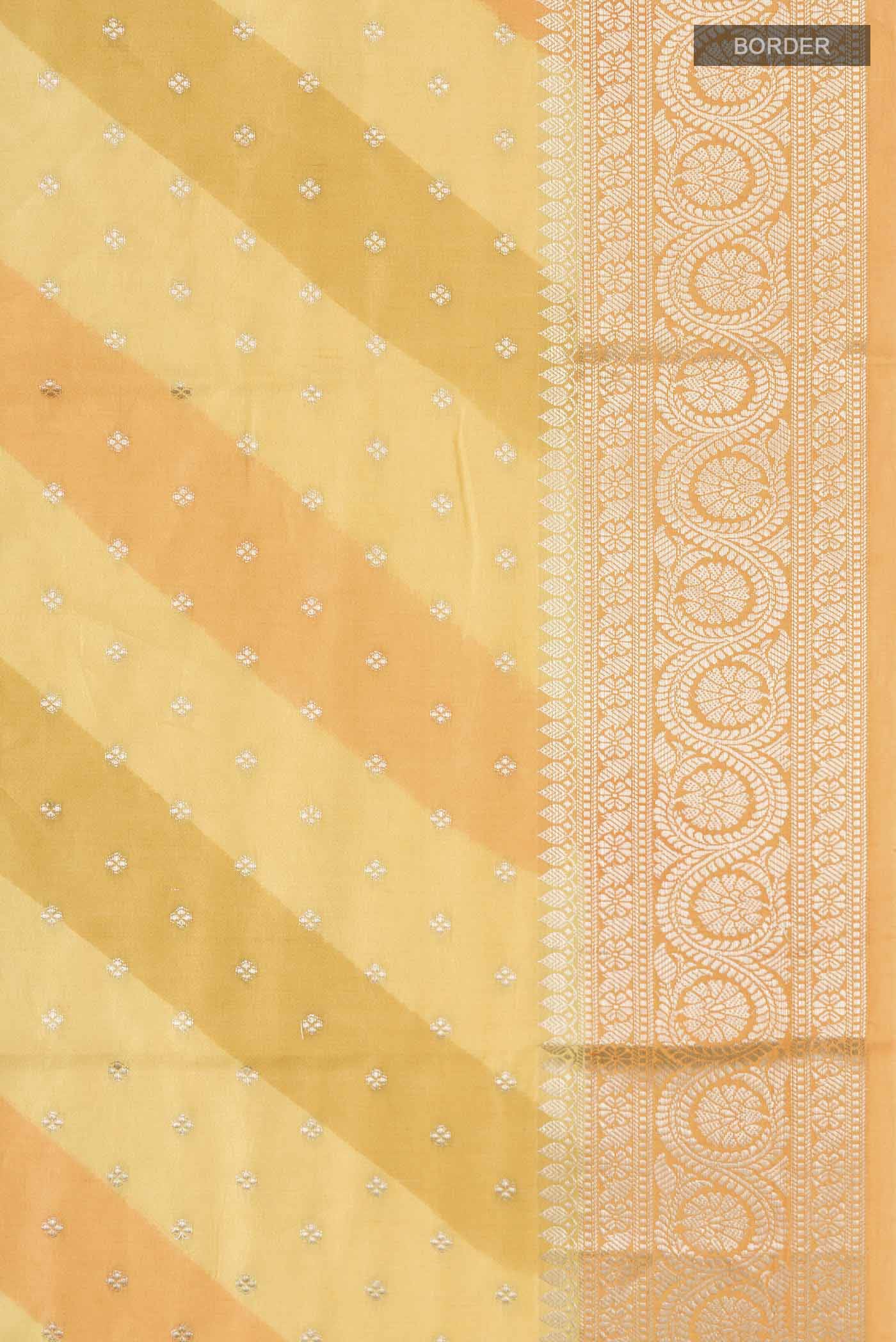 Multi Color Banarasi Raw Silk Saree - Image 3