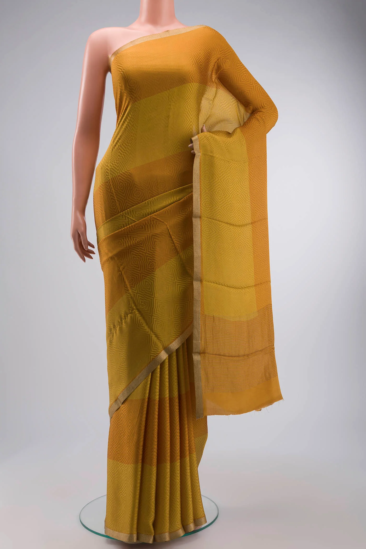 Multi Color Crepe Saree
