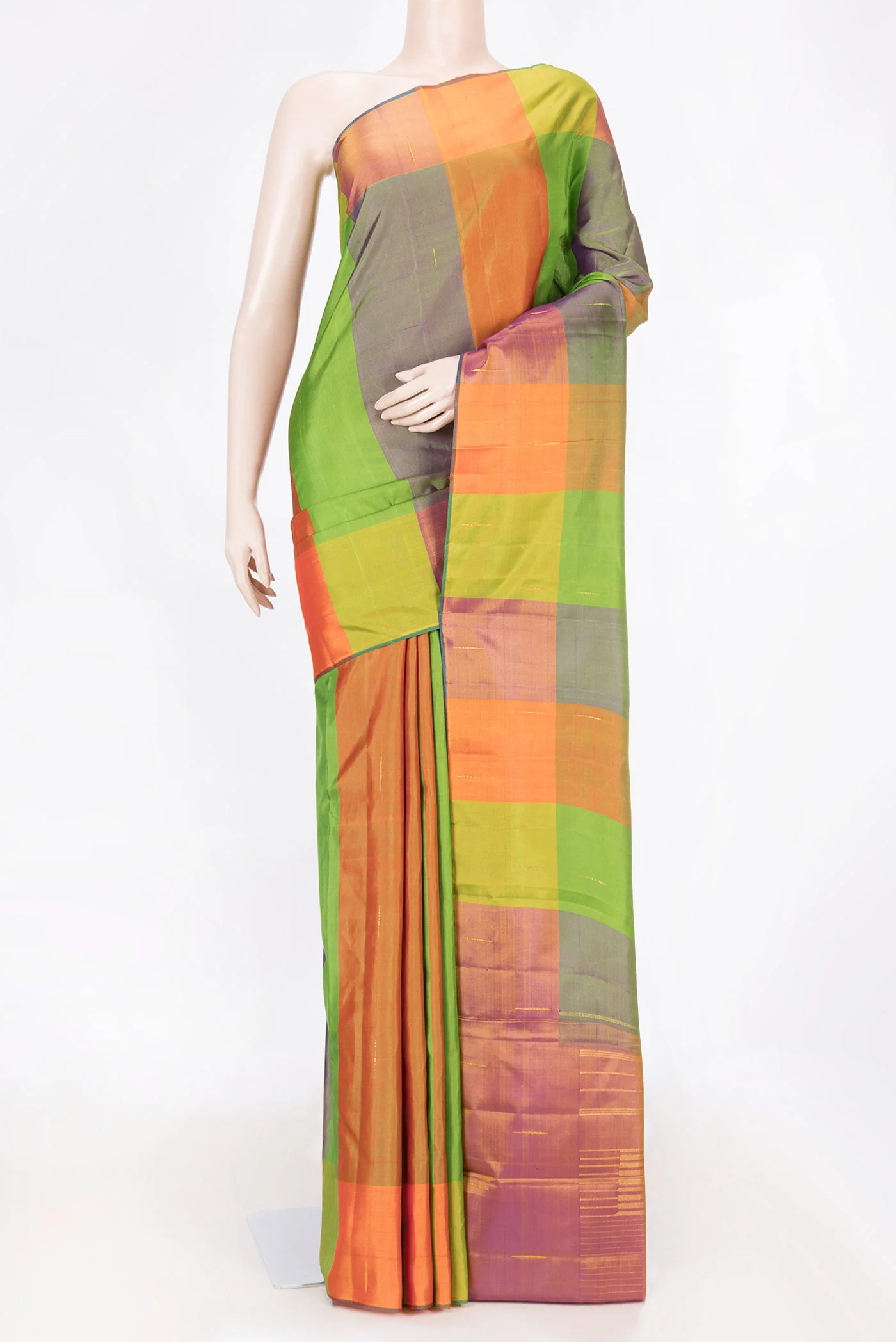 Multi Color Kanjivaram Saree