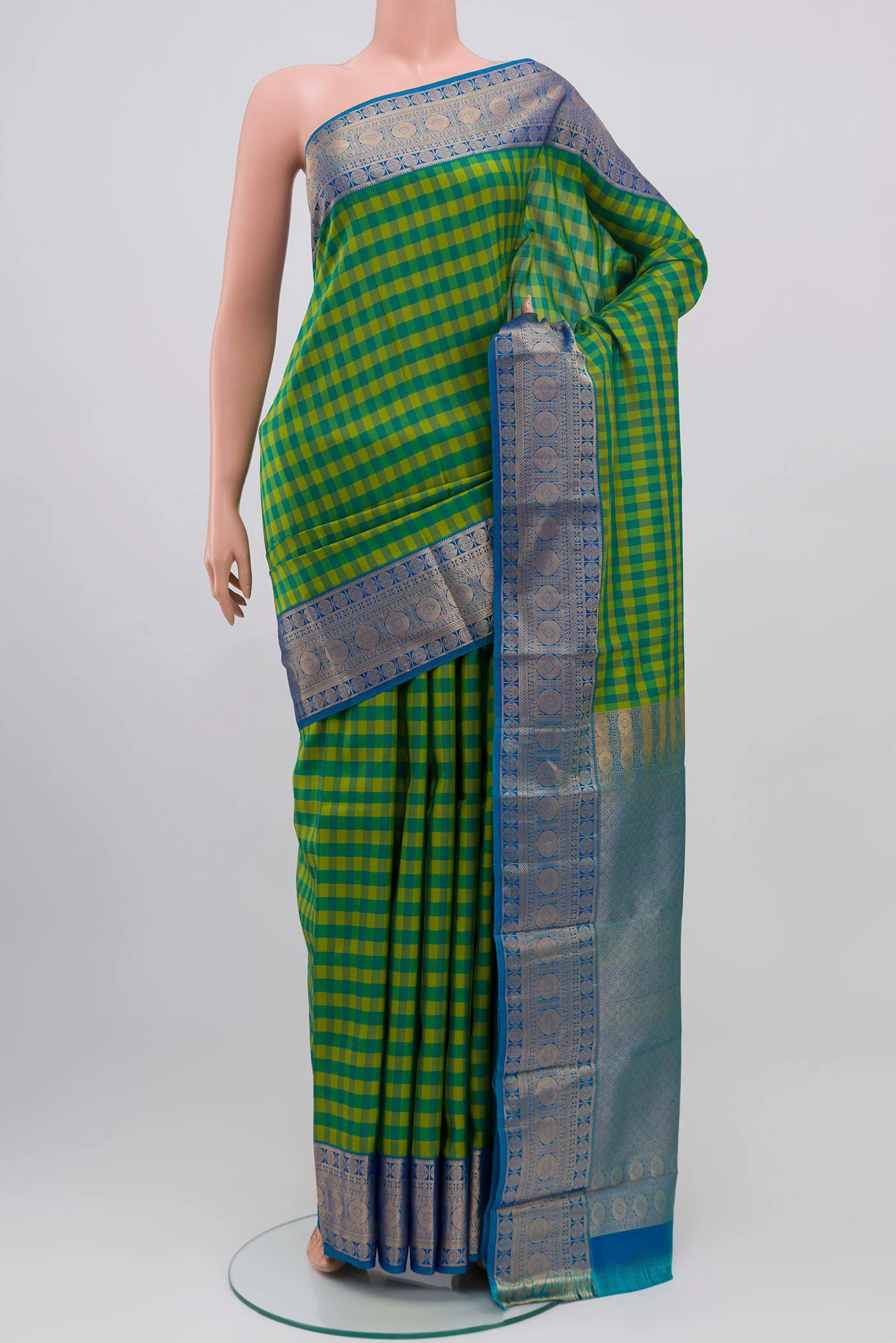 Green Kanchipuram Silk Saree