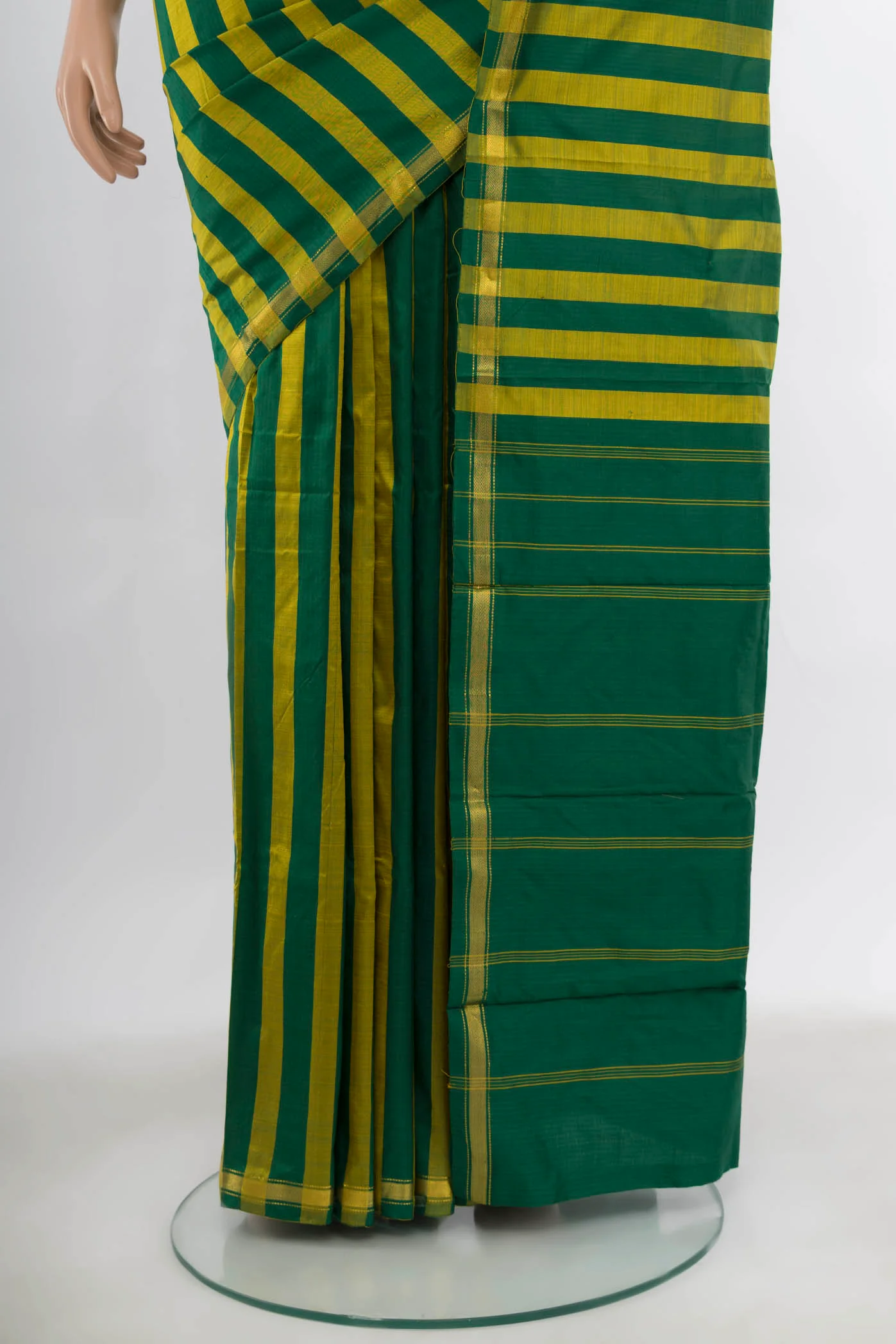 Multi Color Kanchipuram Silk Saree - Image 3