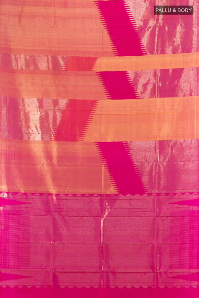 Multi Color Kanchipuram Silk Saree - Image 5