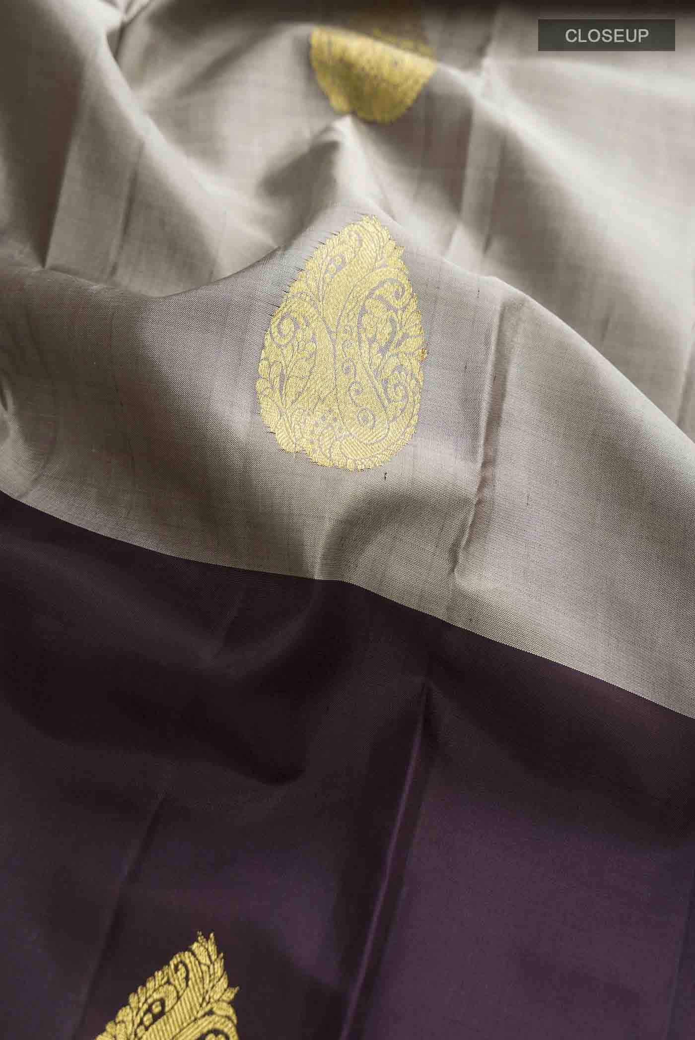 Multi Color Kanchipuram Silk Saree - Image 2