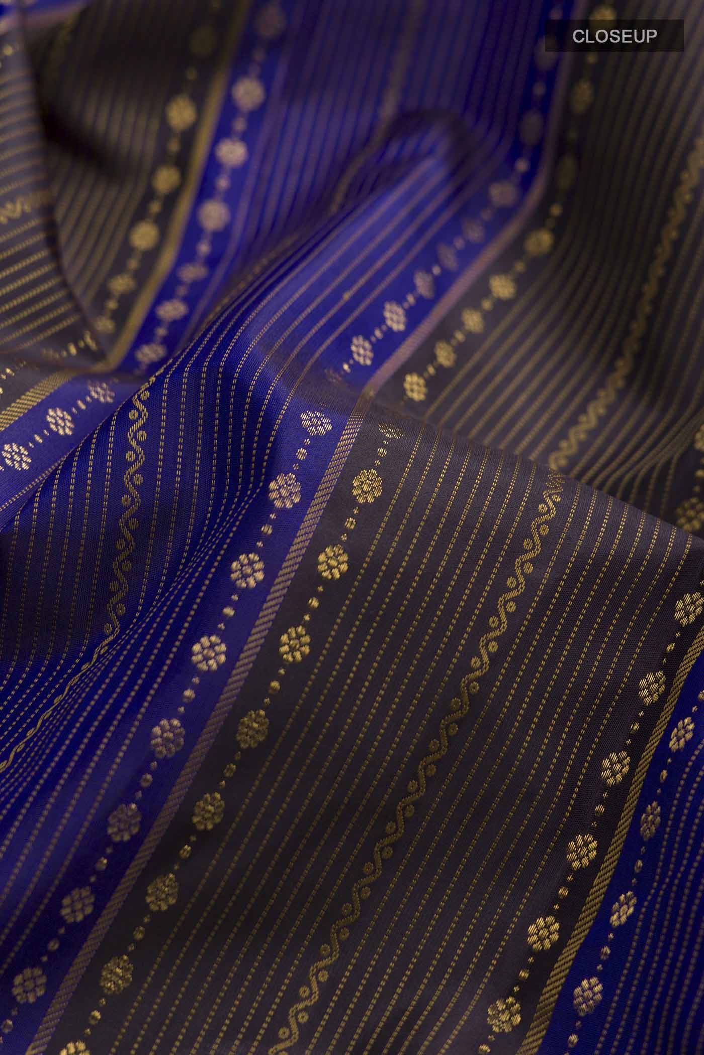 Multi Color Kanjivaram Silk Saree - Image 2