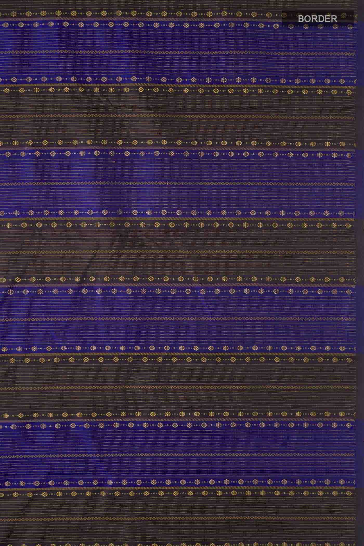 Multi Color Kanjivaram Silk Saree - Image 3