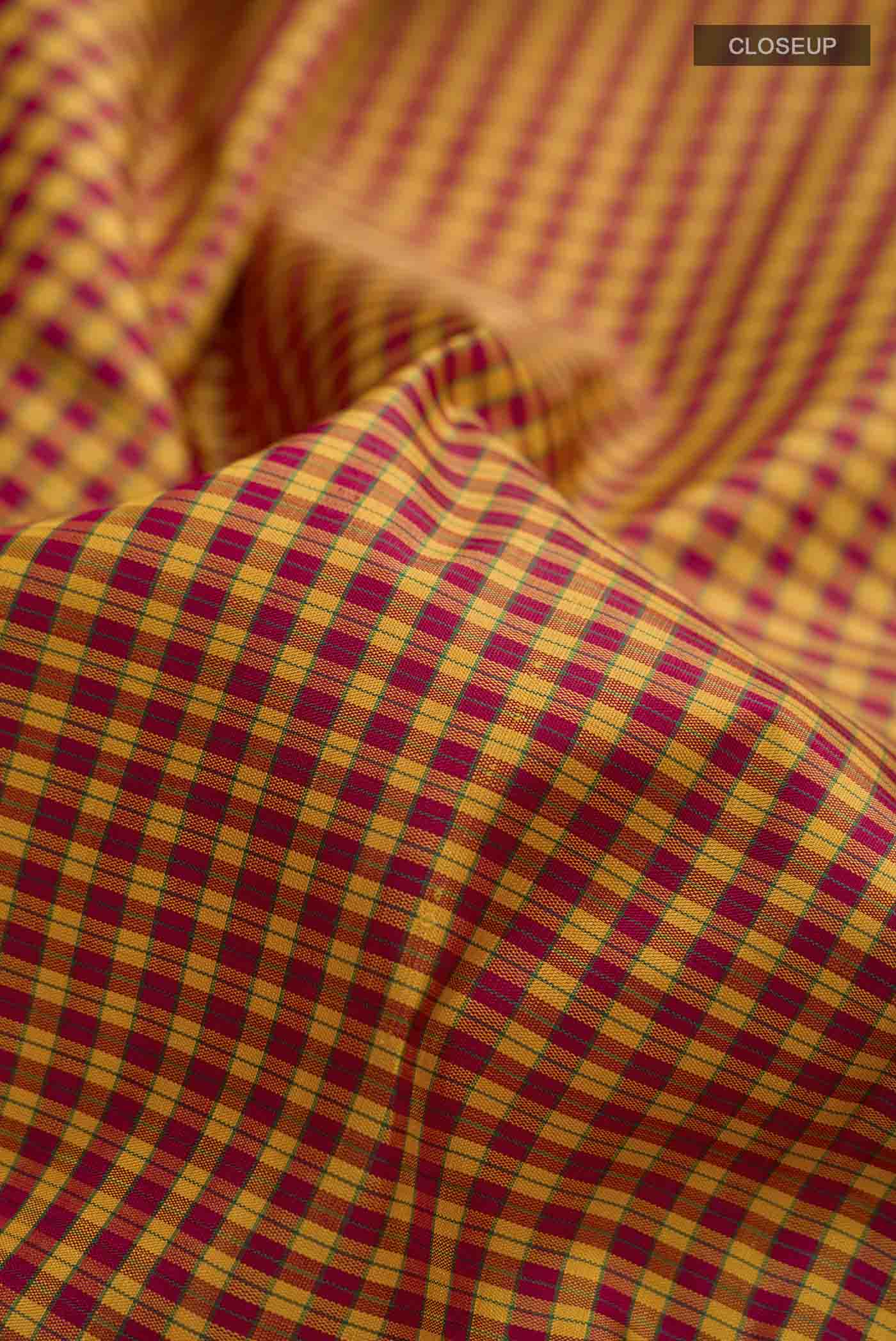 Multi Color Kanchipuram Silk Saree - Image 2