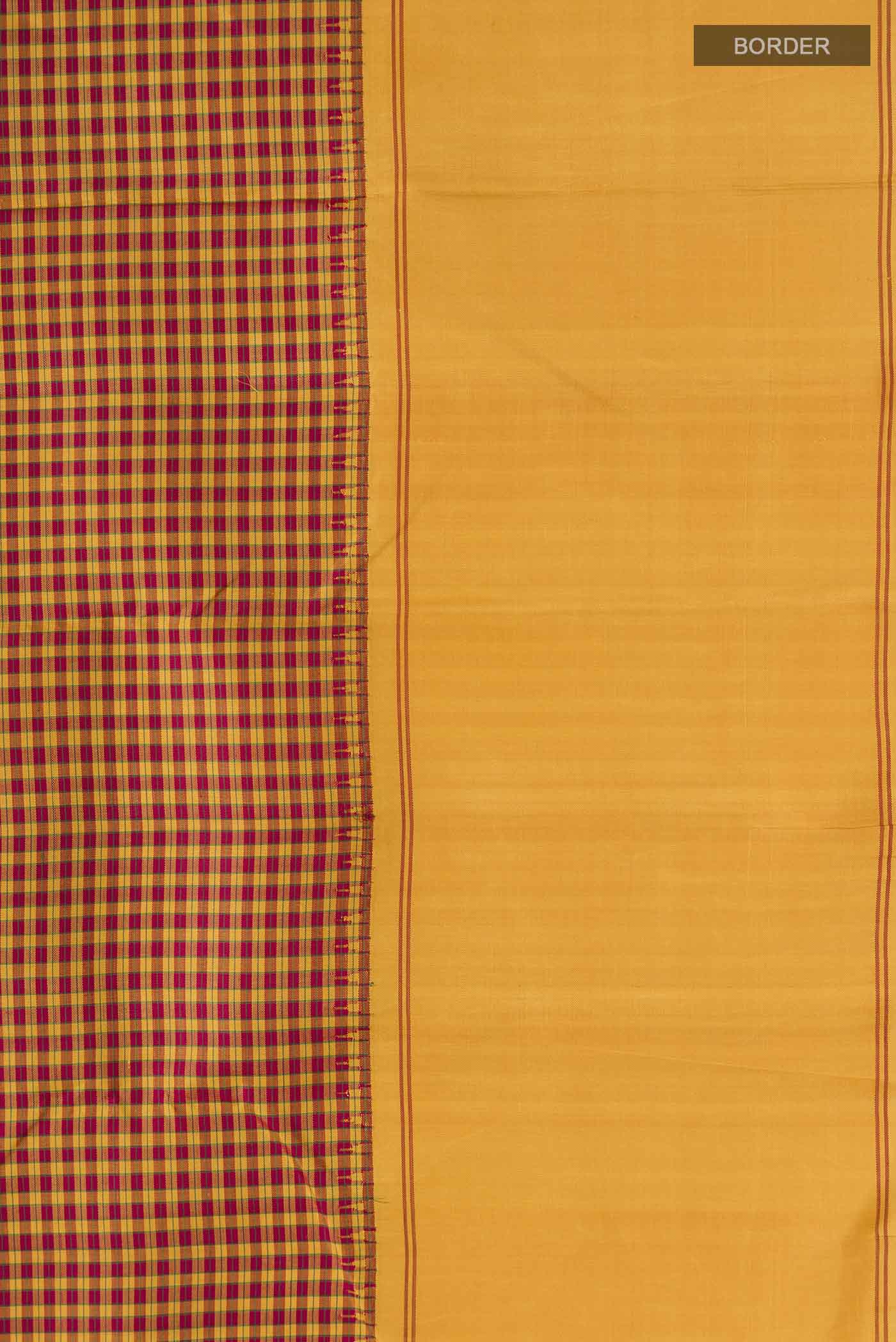 Multi Color Kanchipuram Silk Saree - Image 3