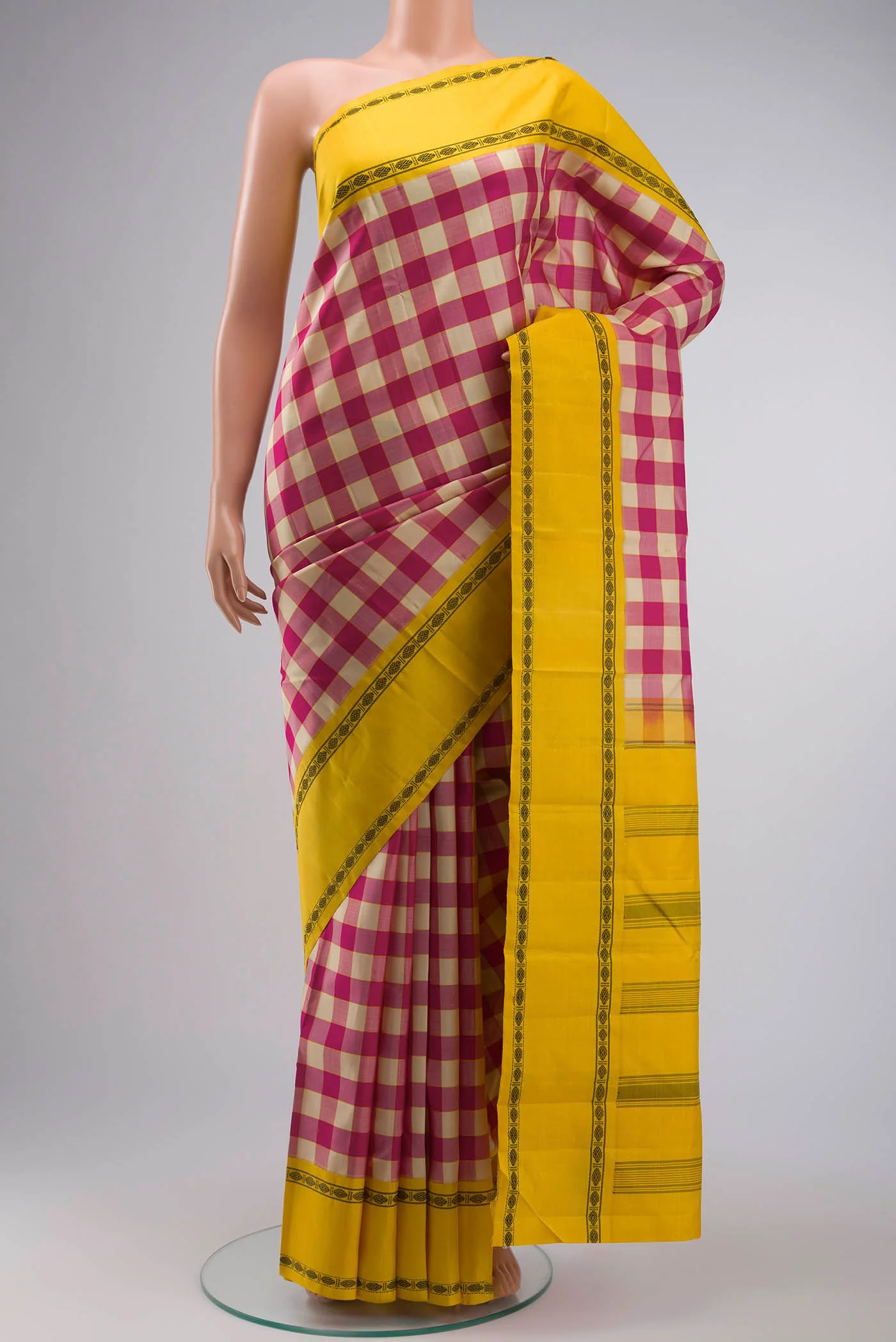 Multi Color Kanjivaram Silk Saree