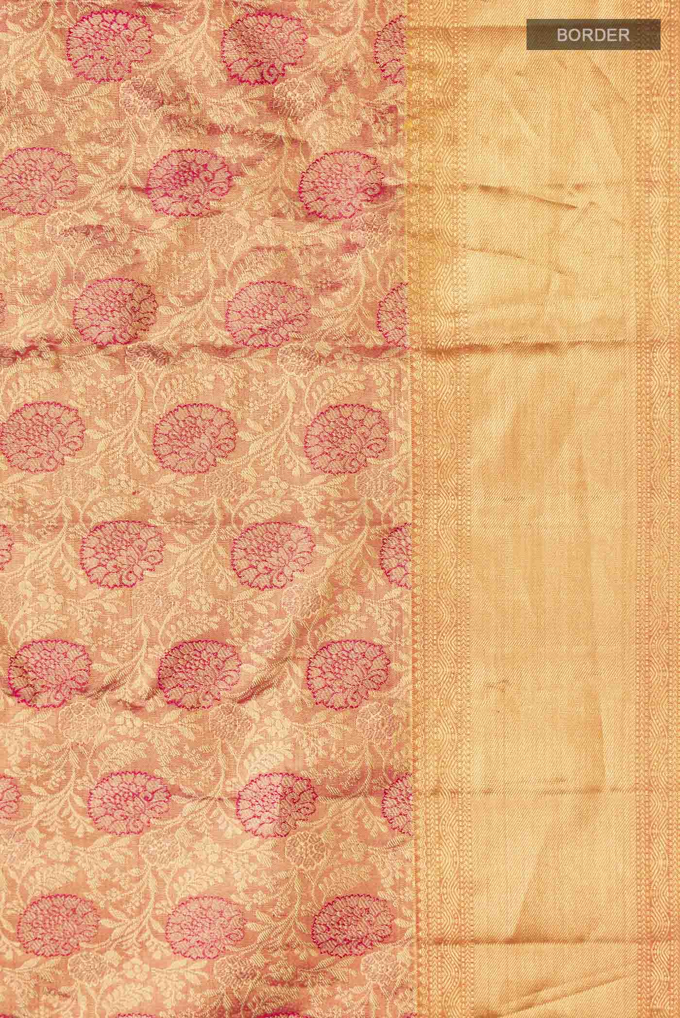 Multi Color Kanjivaram Silk Saree - Image 3